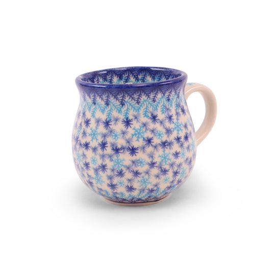 16oz Belly Mug. Pattern: Polar Chill