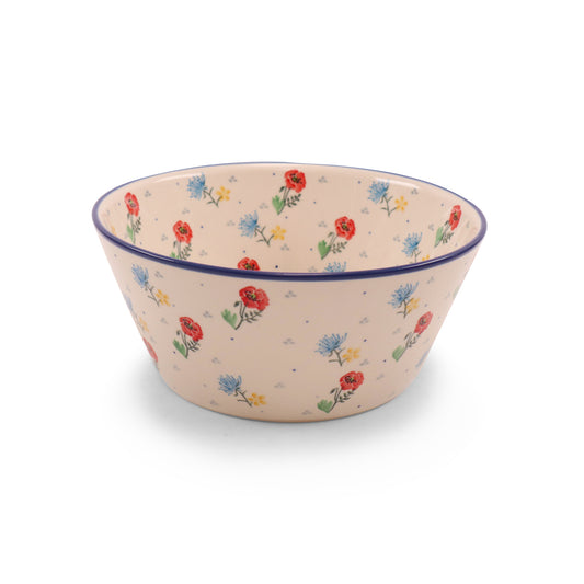 8" Conical Bowl. Pattern: Placid Plains