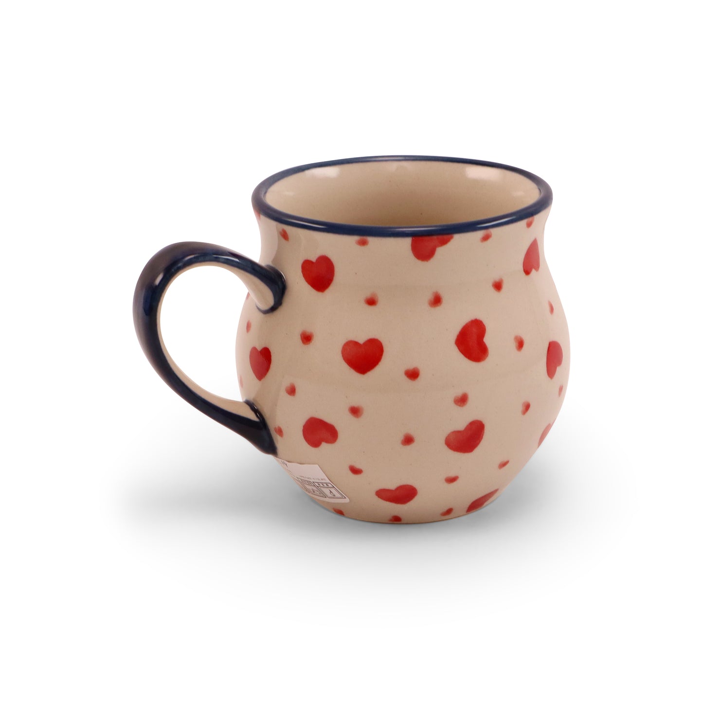 12oz Belly Mug LE. Pattern: I Love Bear
