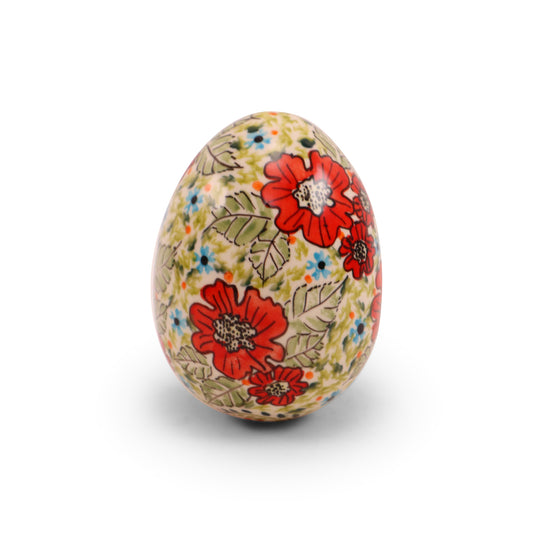 5" Egg Figurine. Pattern: In My Garden