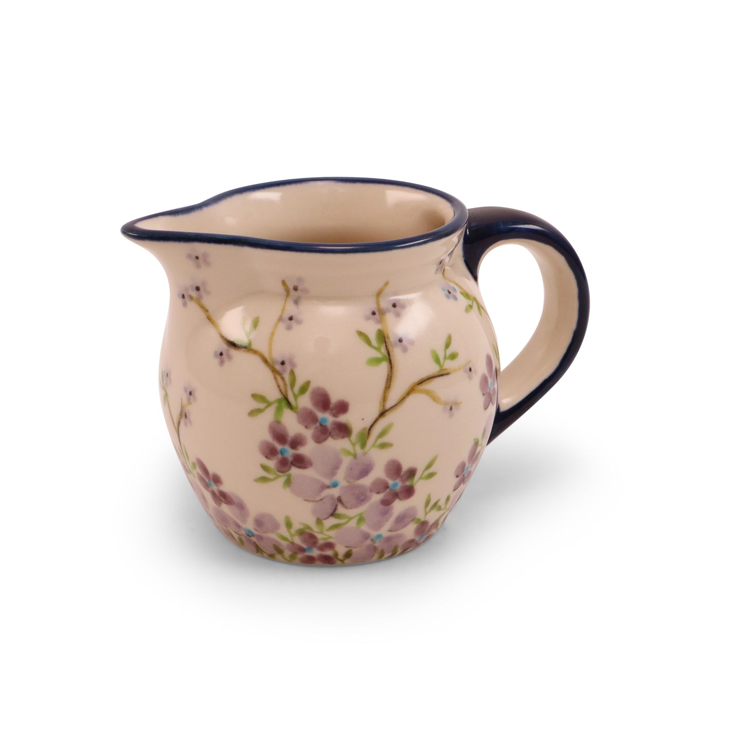 6oz Creamer. Pattern: Blooming Violet