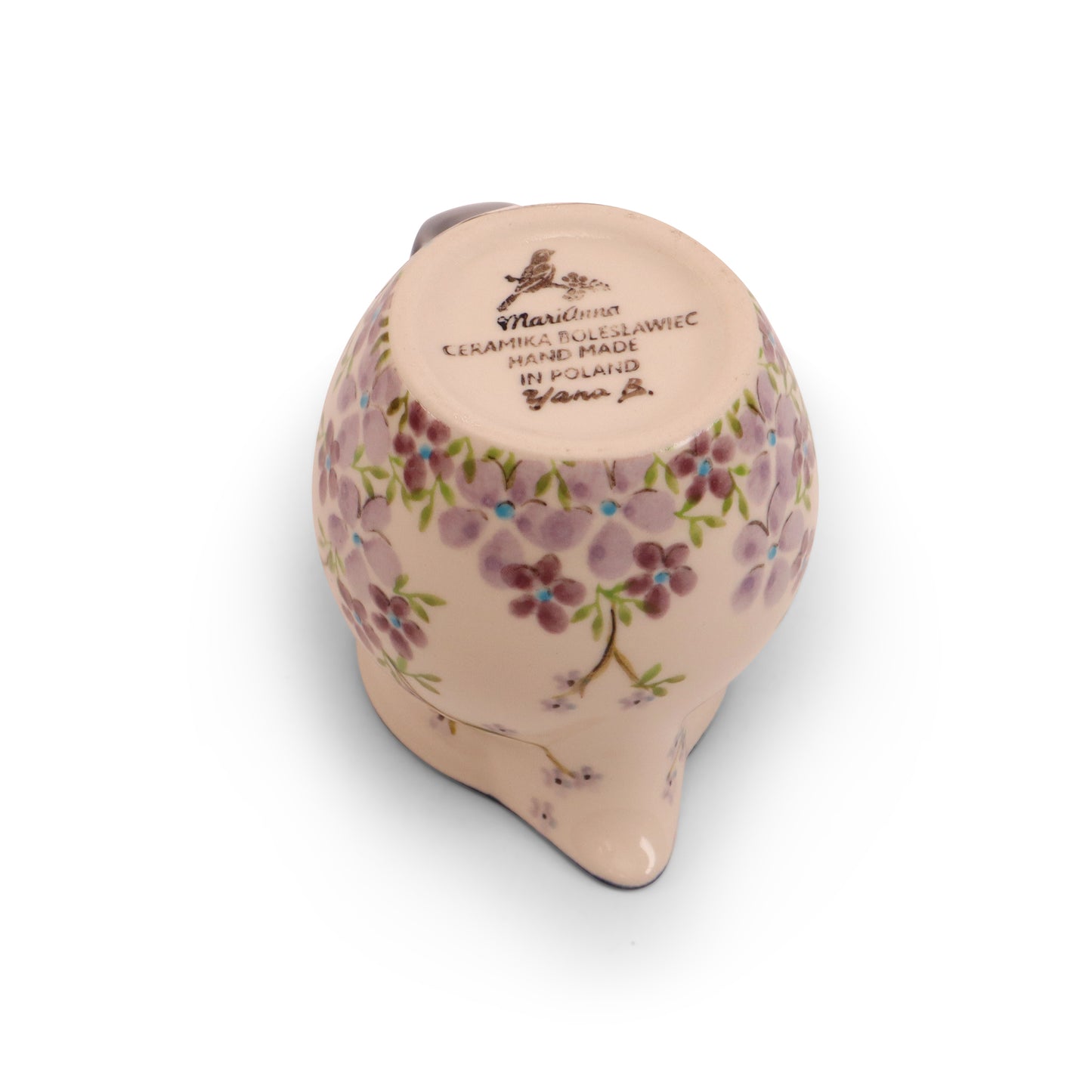 6oz Creamer. Pattern: Blooming Violet