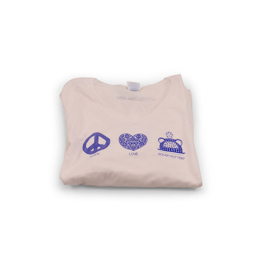 Small White Short Sleeve T-Shirt