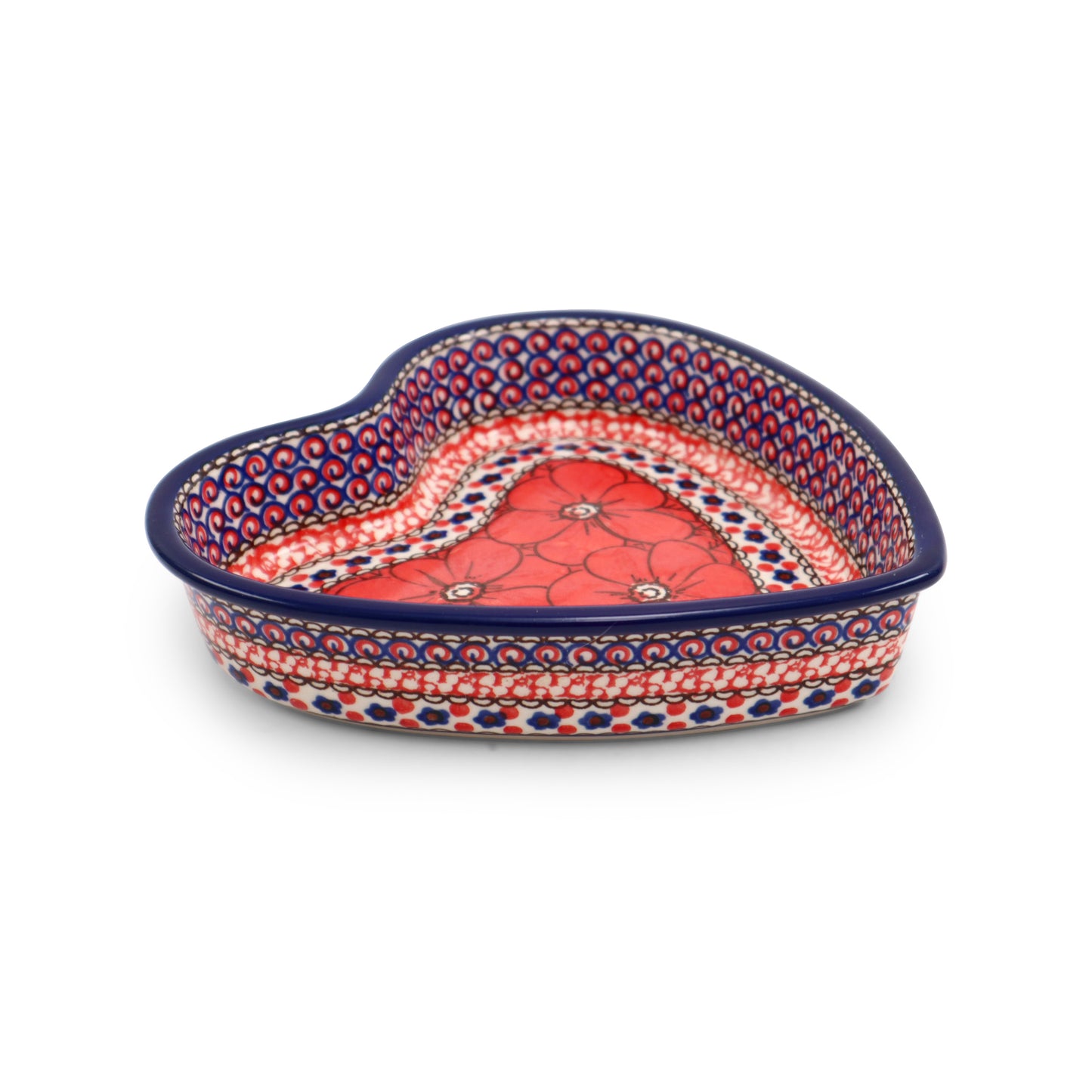 8"x7" Heart Shape Baker.Pattern: U408E
