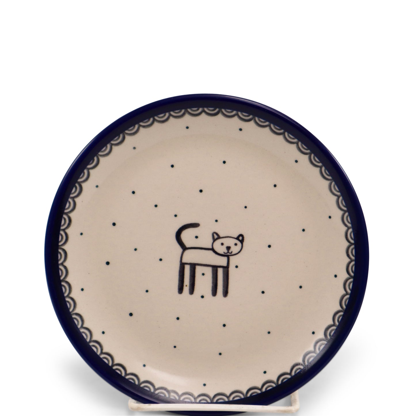 7" Dessert Plate.Pattern: Just a Cat