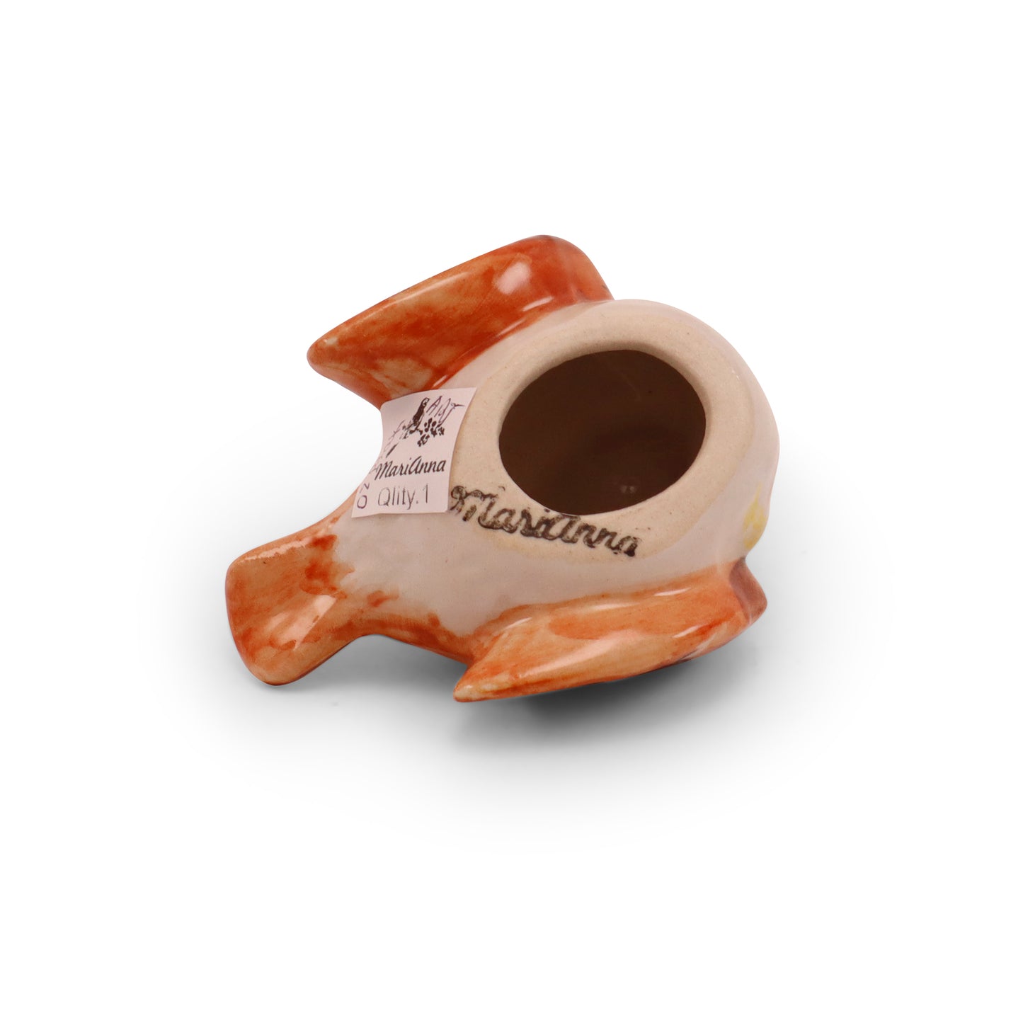 2.5"x2" Bird Figurine. Pattern: Finch