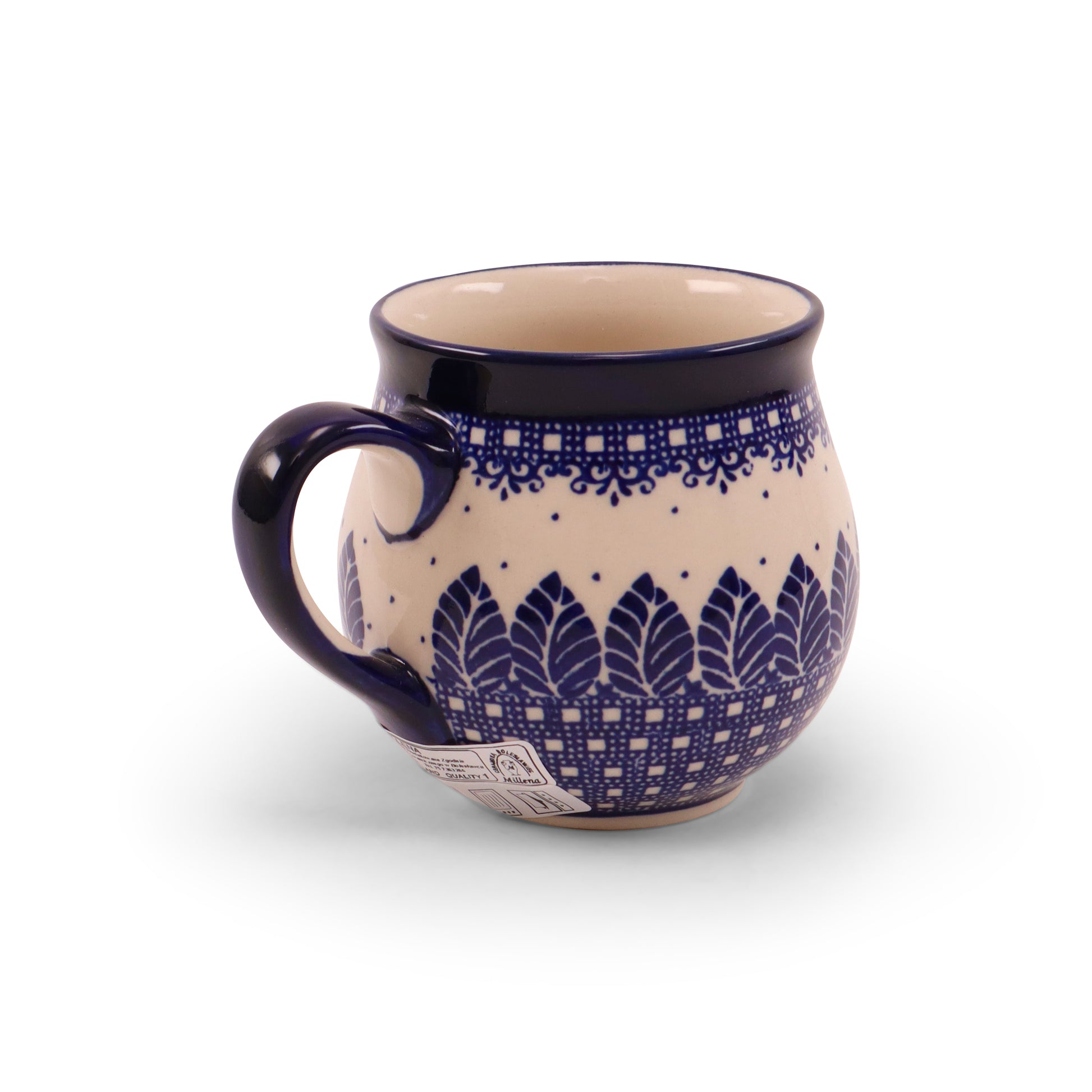 12oz Belly Mug. Pattern: B176