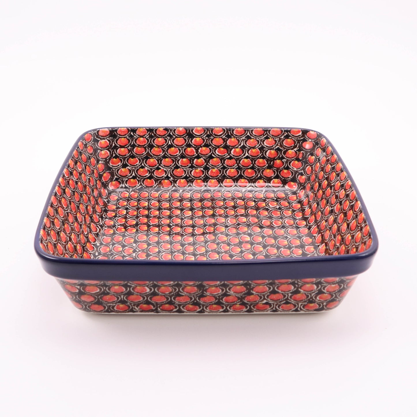 10.5" Square Baker. Pattern: Merlot