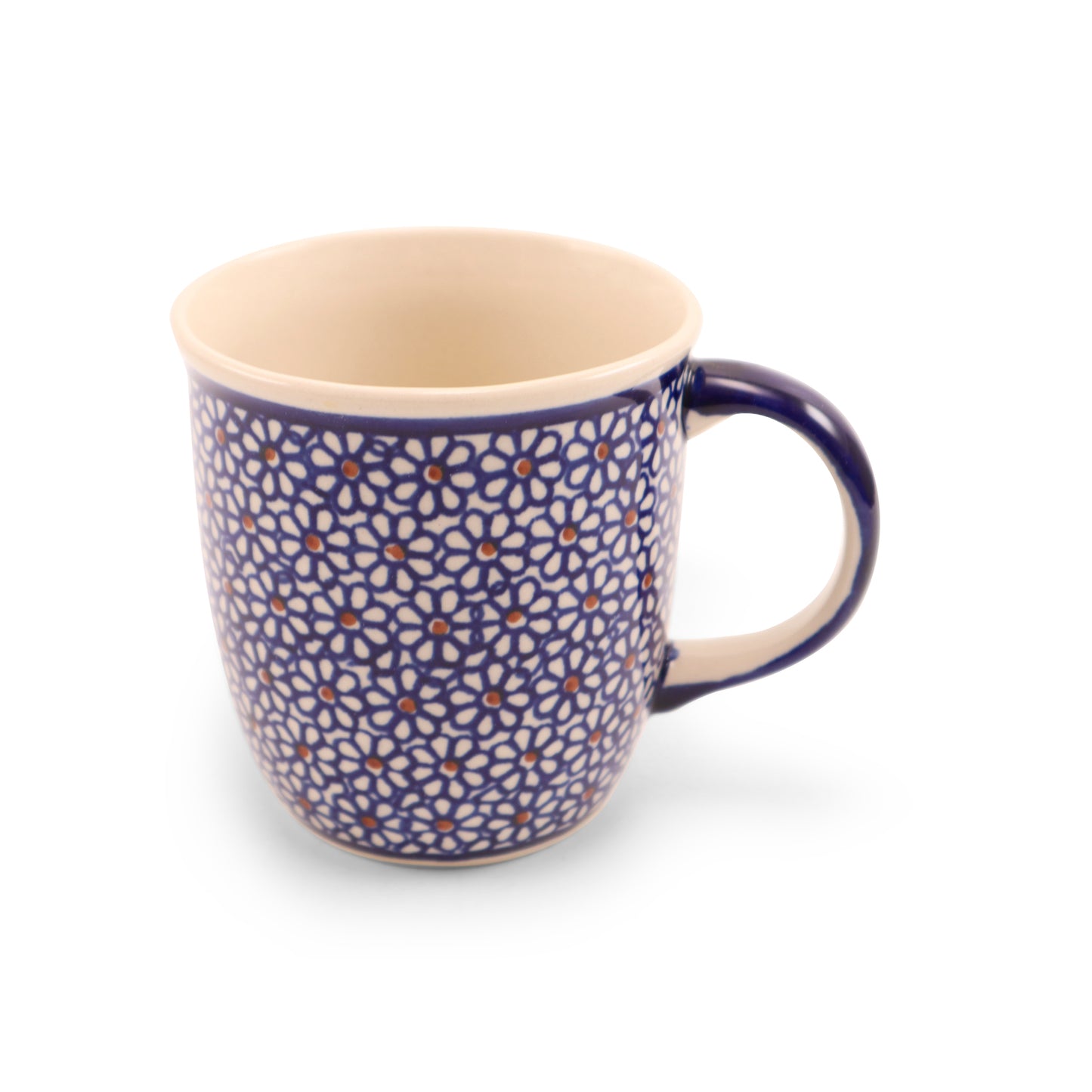 12oz Tulip Mug. Pattern: Painted Daisy