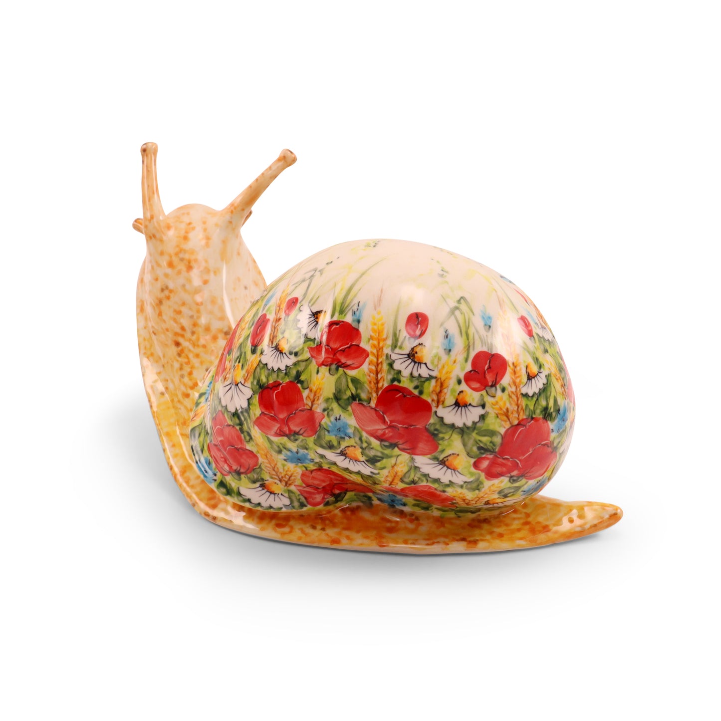 14"x8" Snail Figurine. Pattern: Lato
