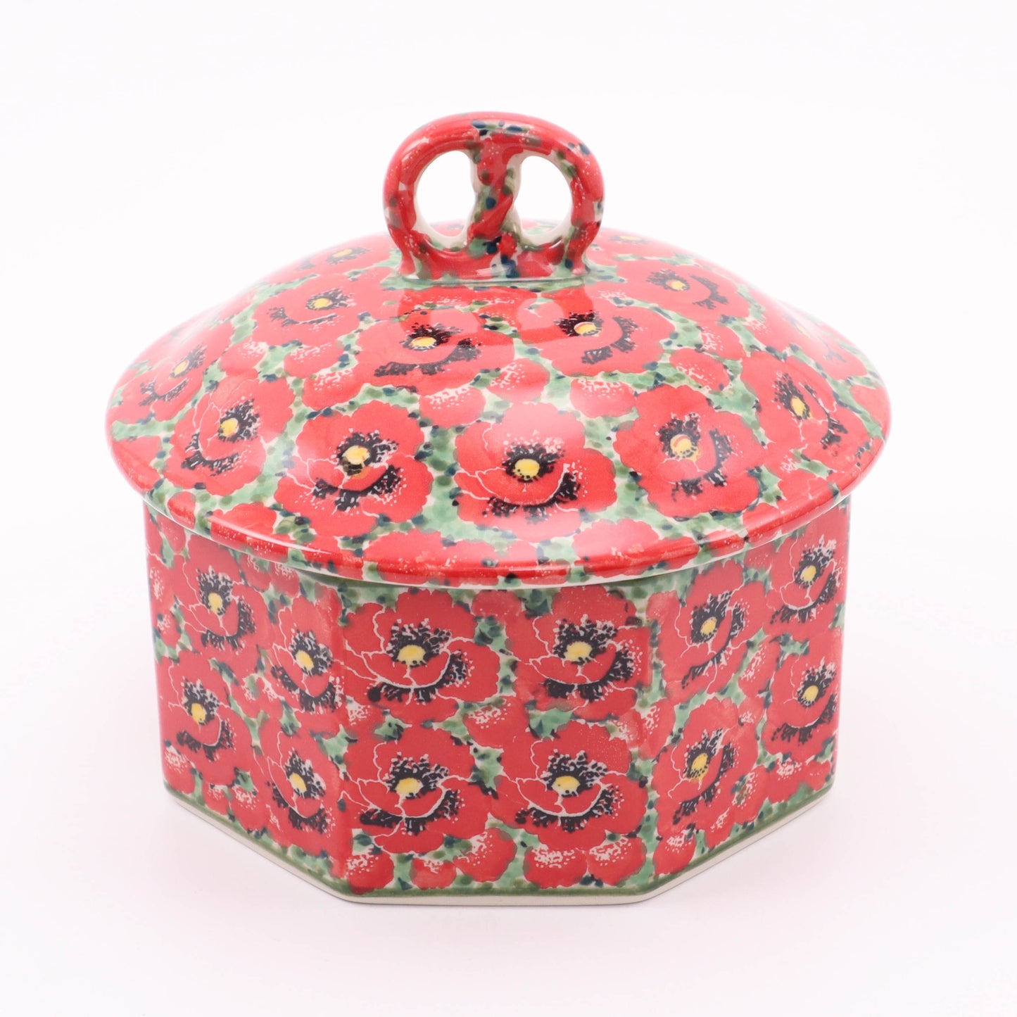 6"x8" Pretzel Box. Pattern: Scarlet Surroundings