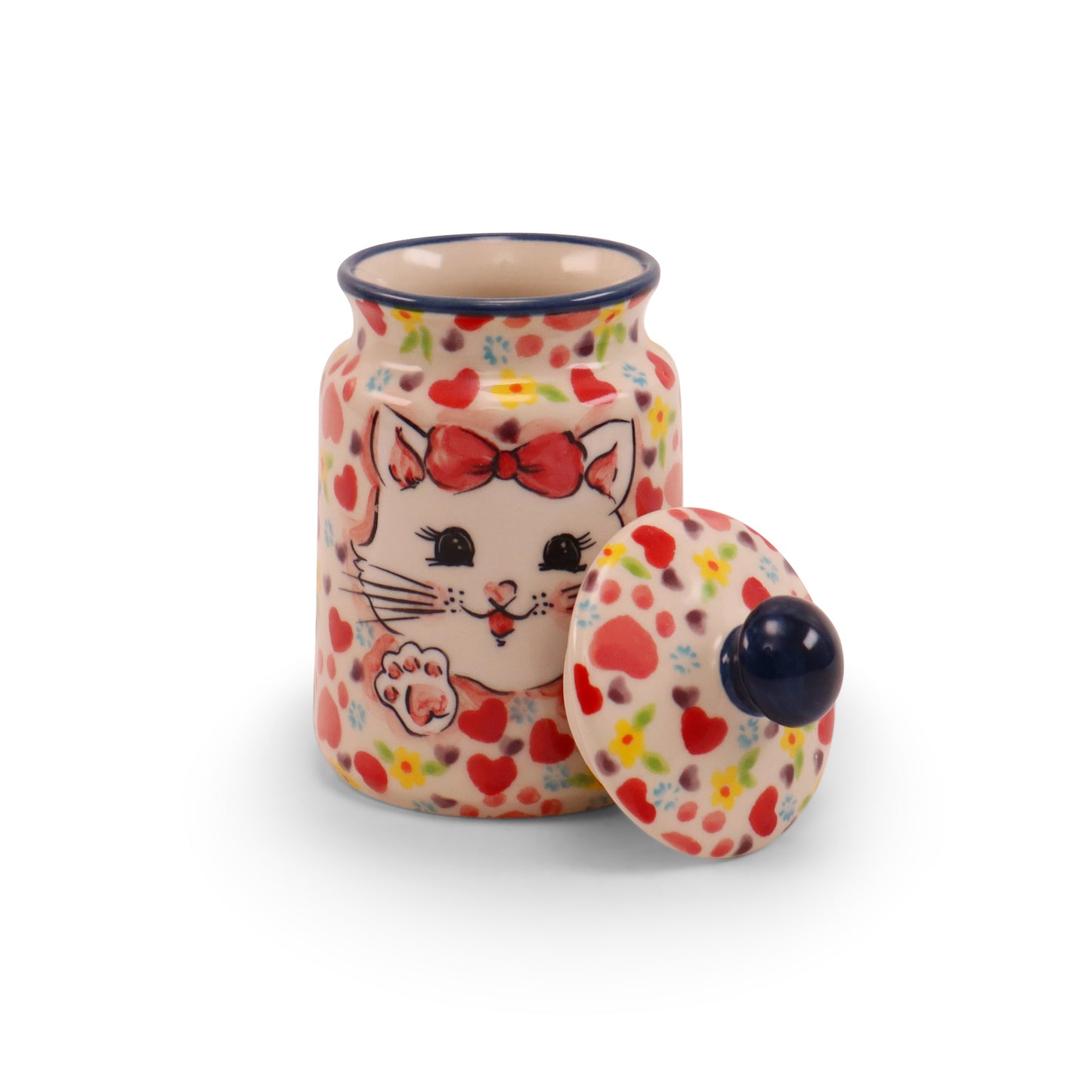 8oz Container with Lid LE. Pattern: Hi Kitty