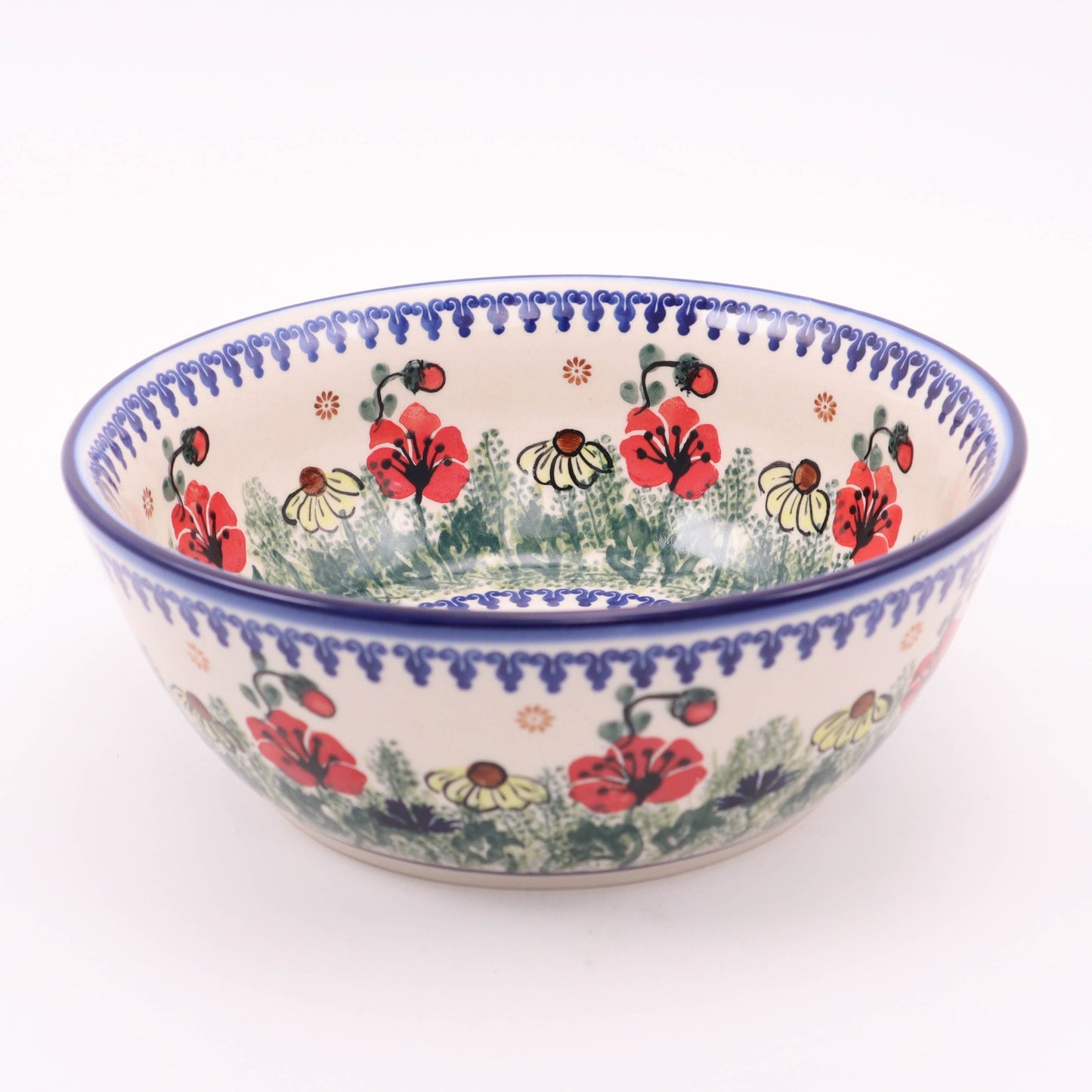 9" Bowl. Pattern: Daisy Days