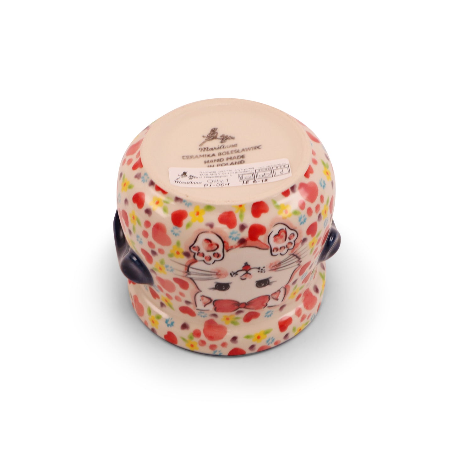 16oz Covered Jar with Handles LE. Pattern: Hi Kitty