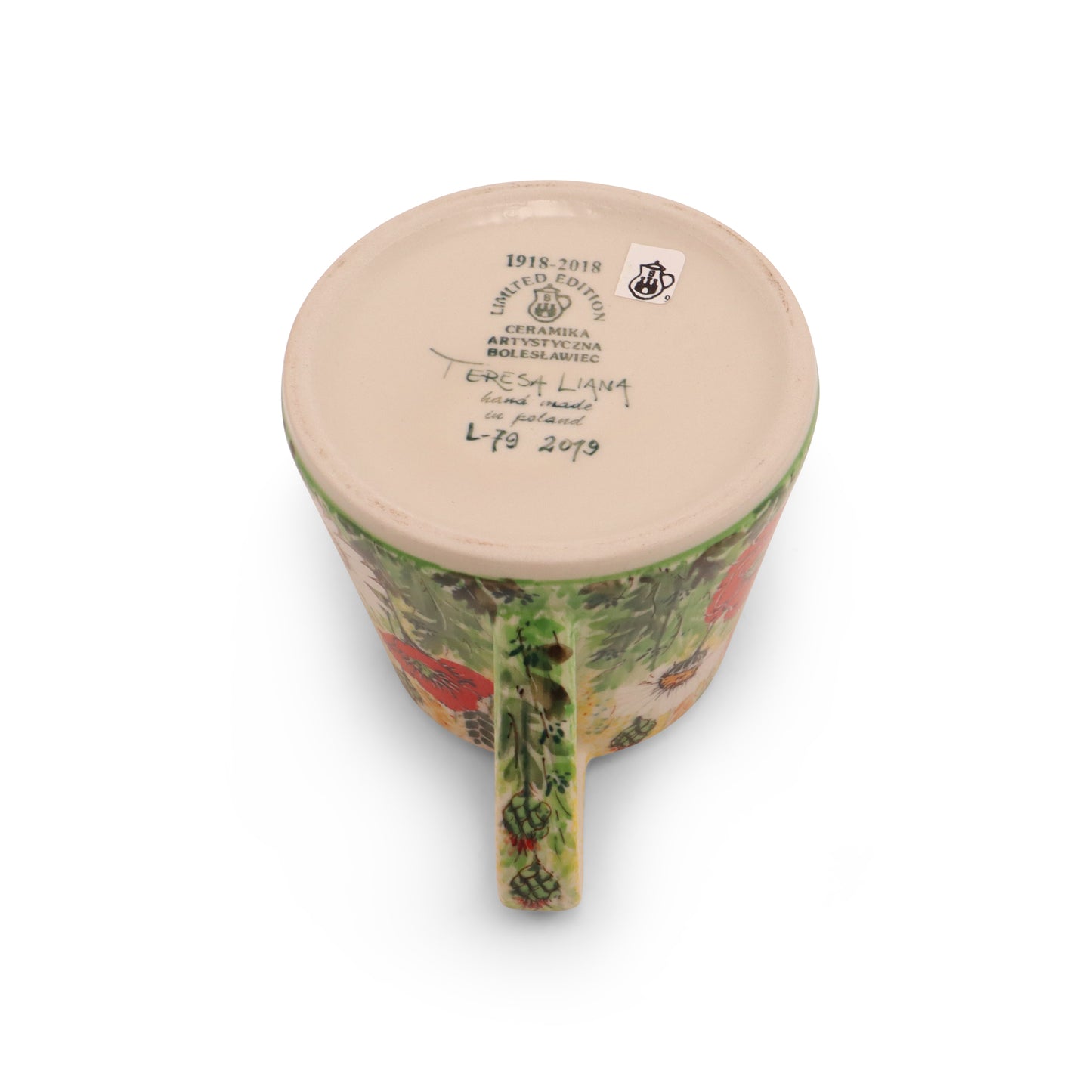 8oz Creamer w/lid, LE Pattern: 100Lat