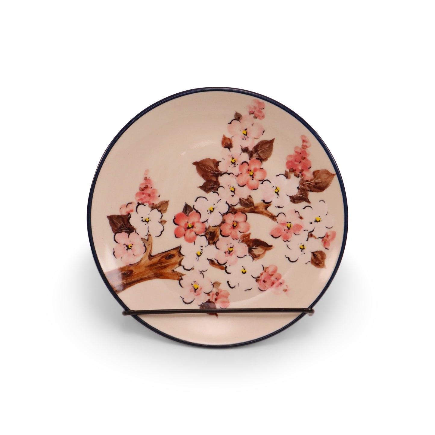 7.5" Dessert Plate. Pattern: Spring Blush