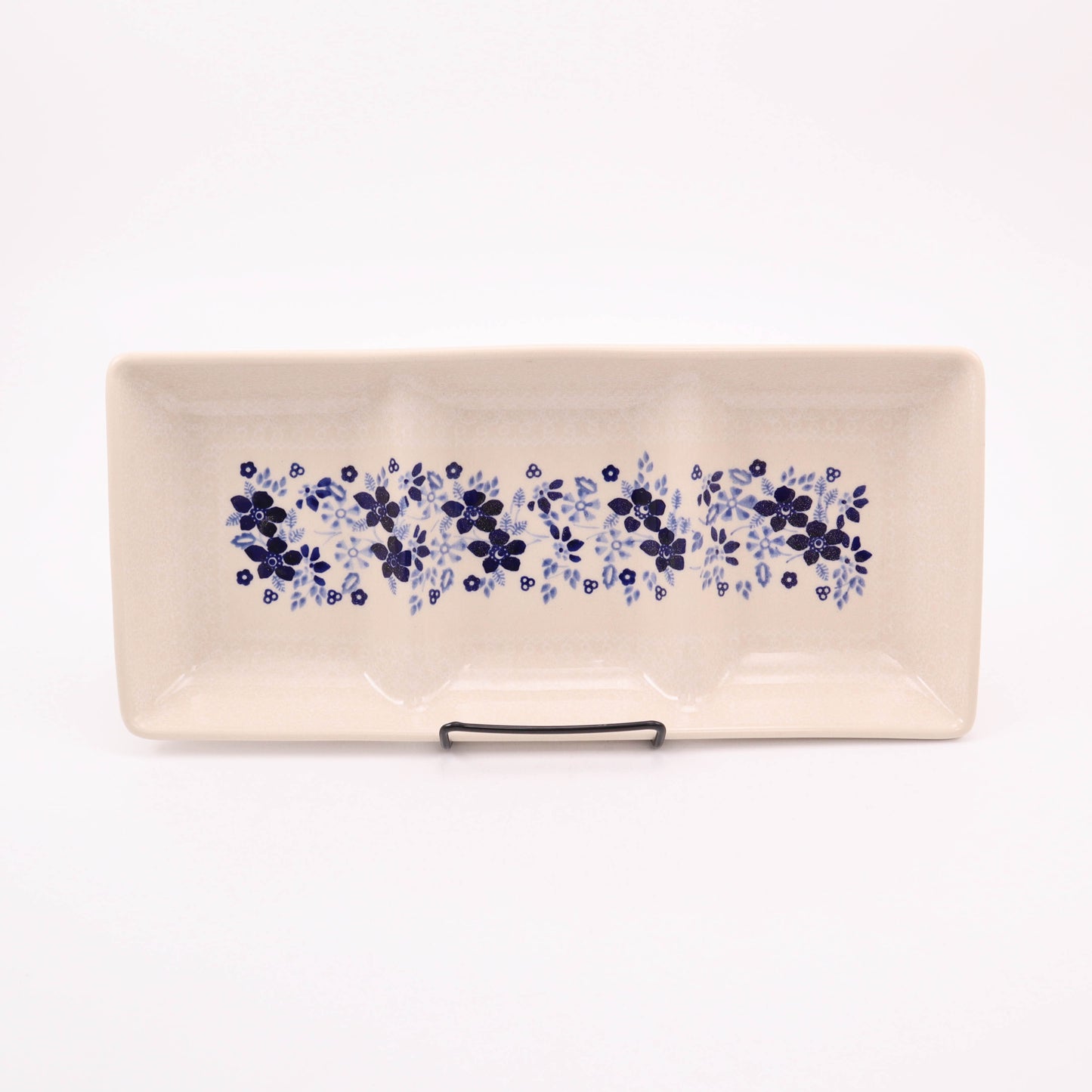 14"x6" Divided Platter. Pattern: Wedding