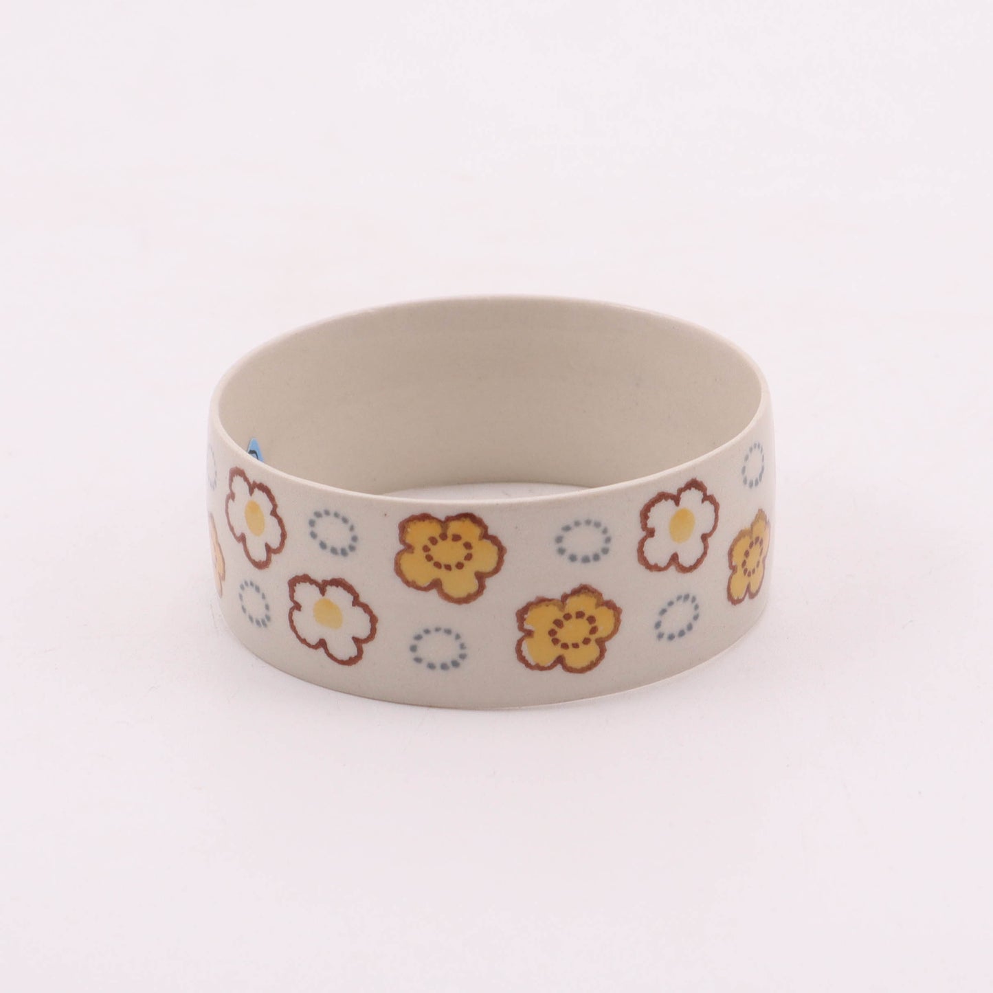 2.75" Ceramic Bangle. Pattern: Carefree Light