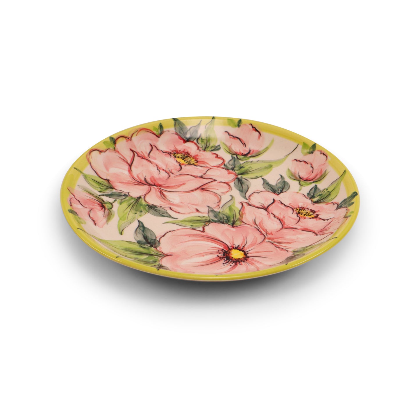 7.5" Dessert Plate. Pattern: Peony