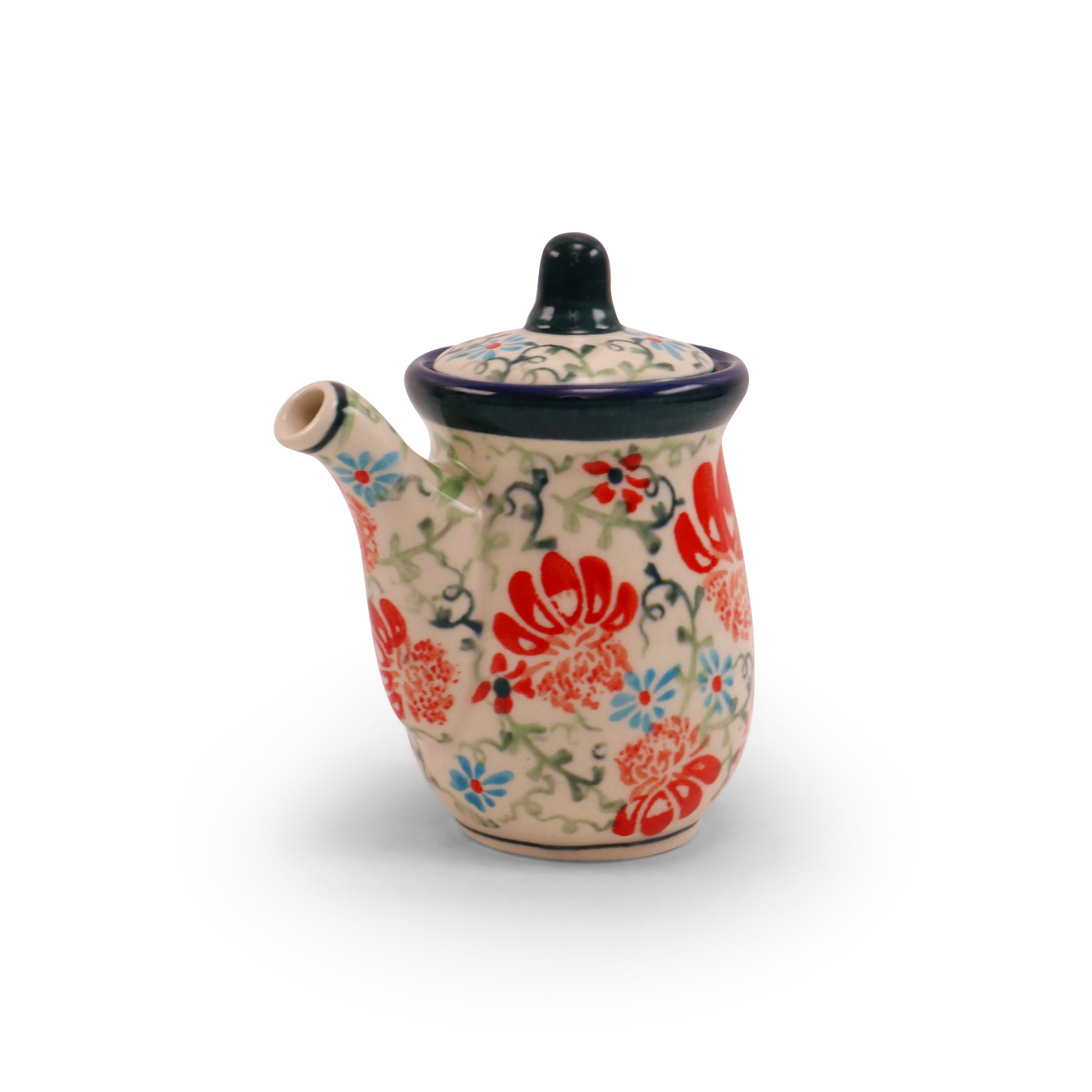 6oz Cruet. Pattern: Flower Parade