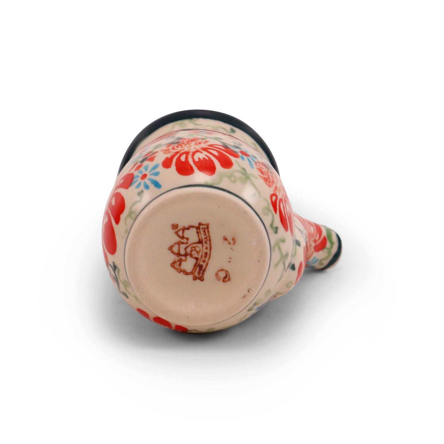 6oz Cruet. Pattern: Flower Parade