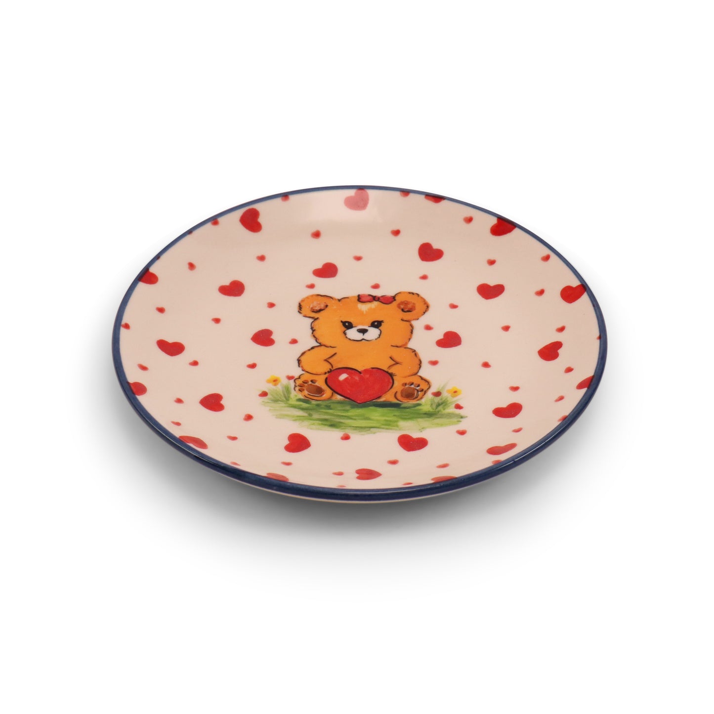 7.5" Dessert Plate LE. Pattern: I Love Bear