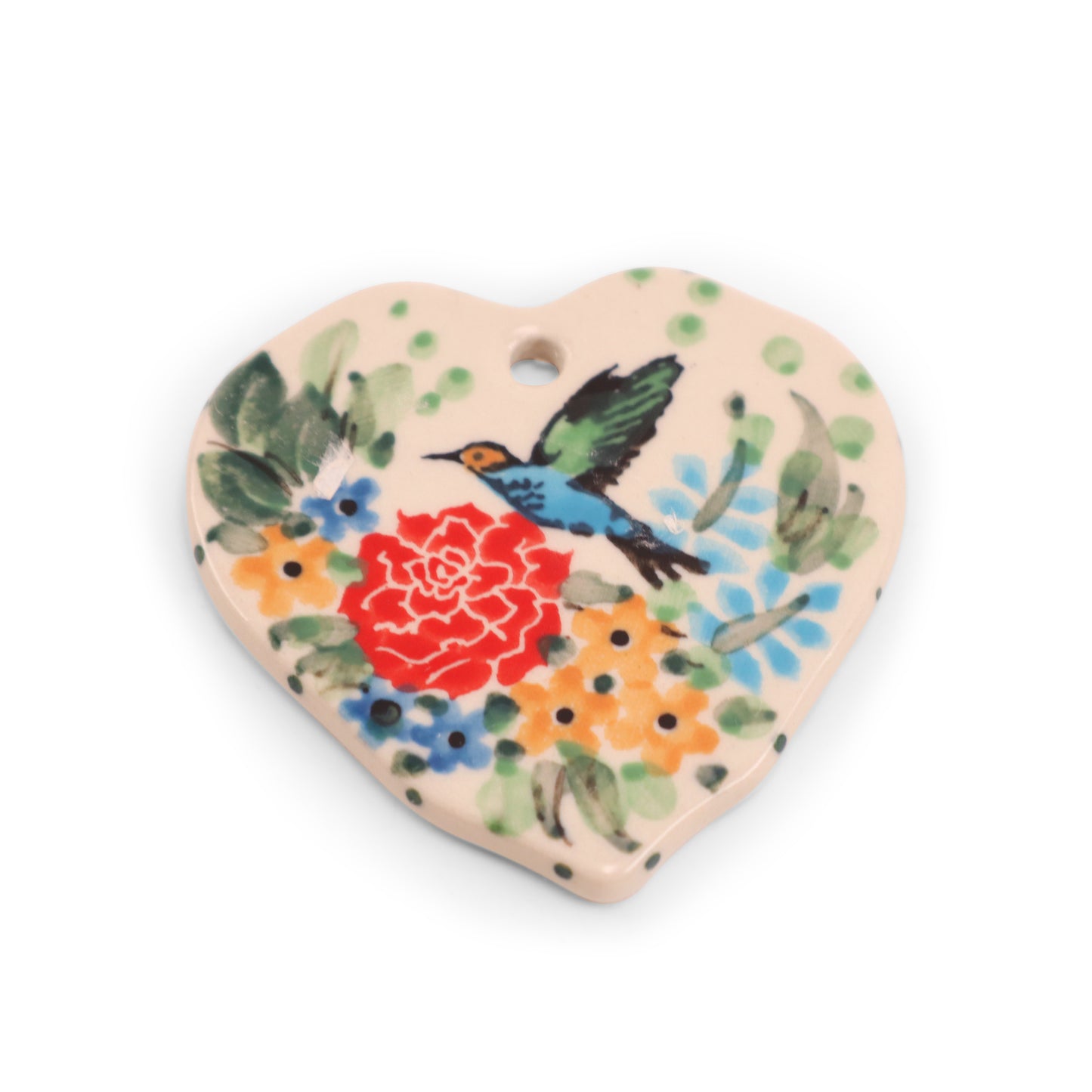 3"x2.5" Heart Pendant. Pattern: G