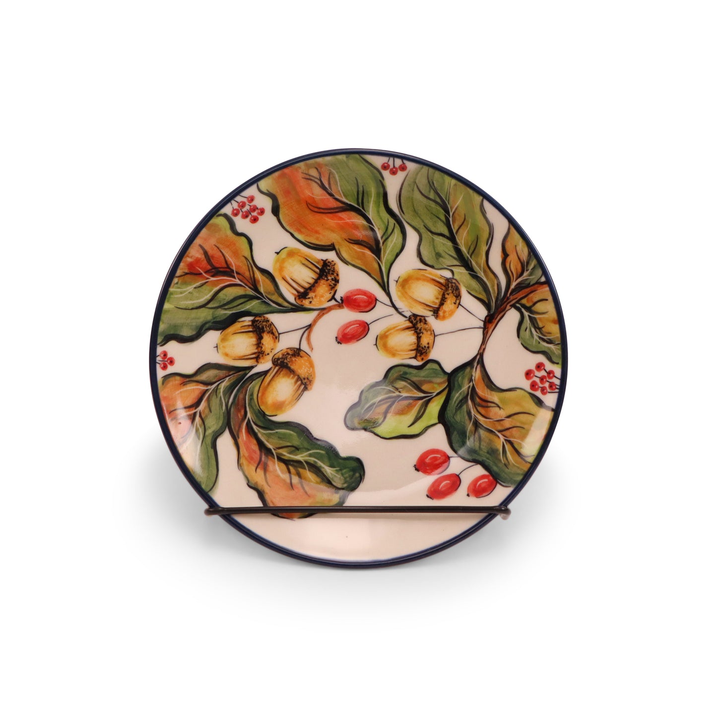 7.5" Dessert Plate. Pattern: Oak Leaf