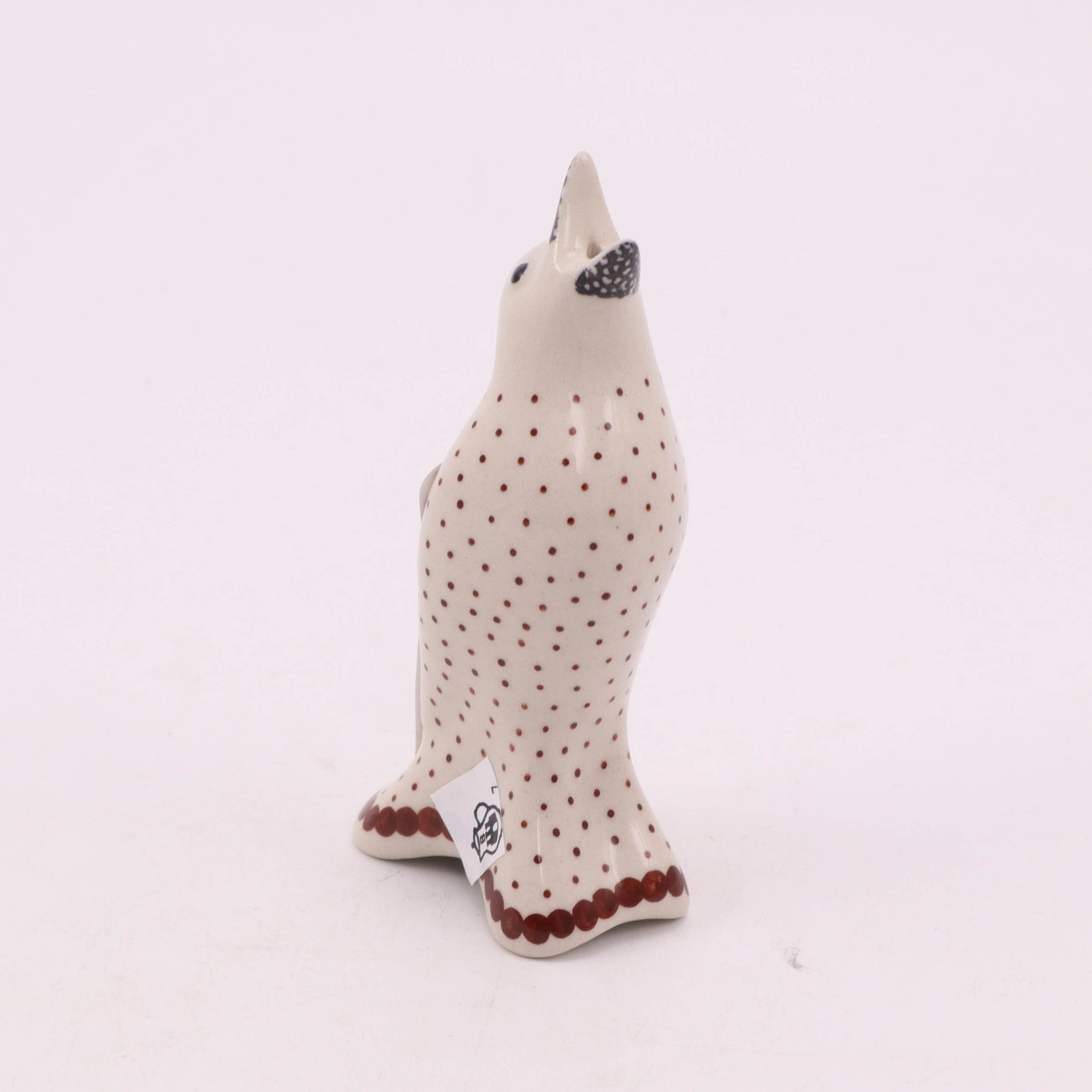 4"x2" Pie Bird. Pattern: Gingerbread