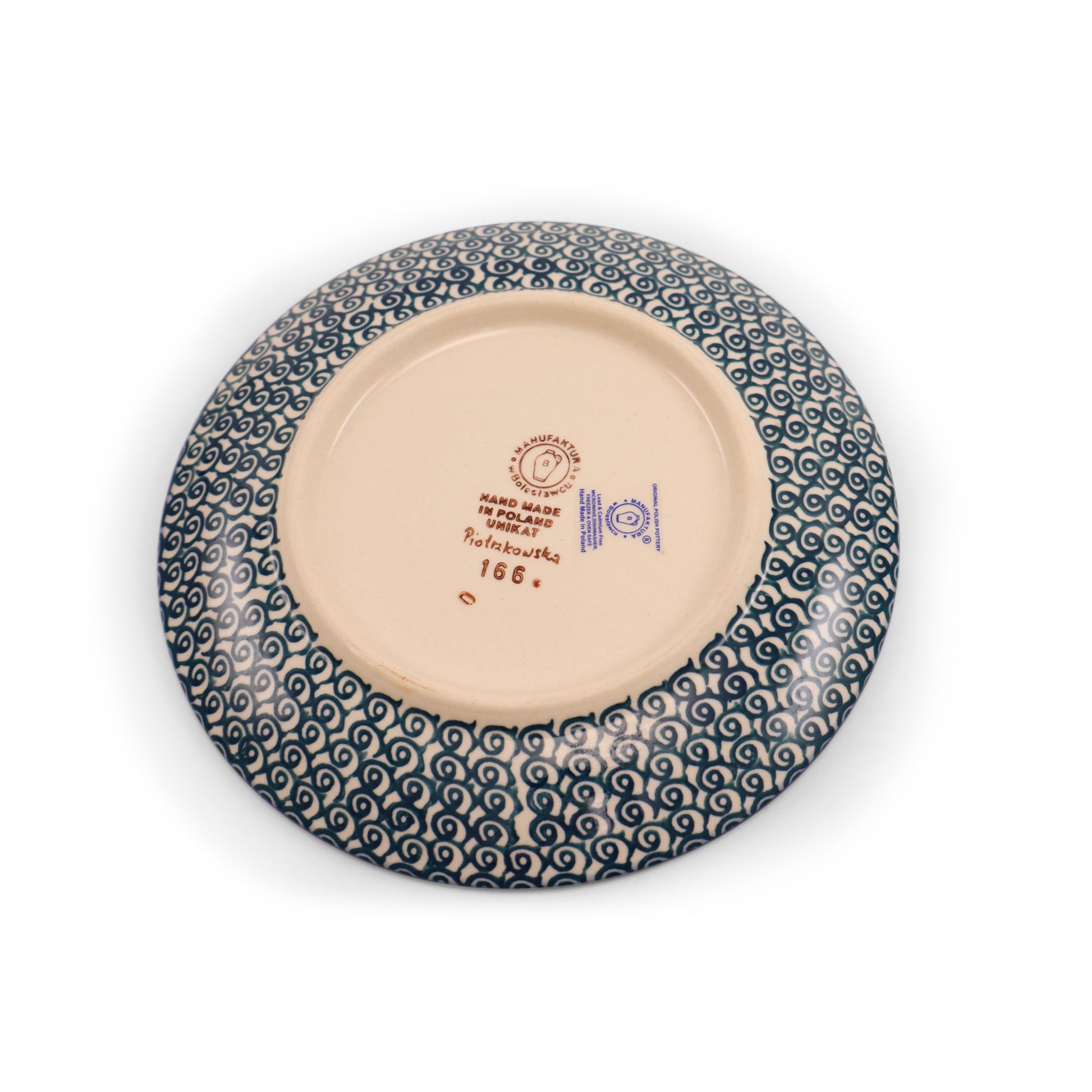 7.25" Dessert Plate. Pattern: Red Poppy