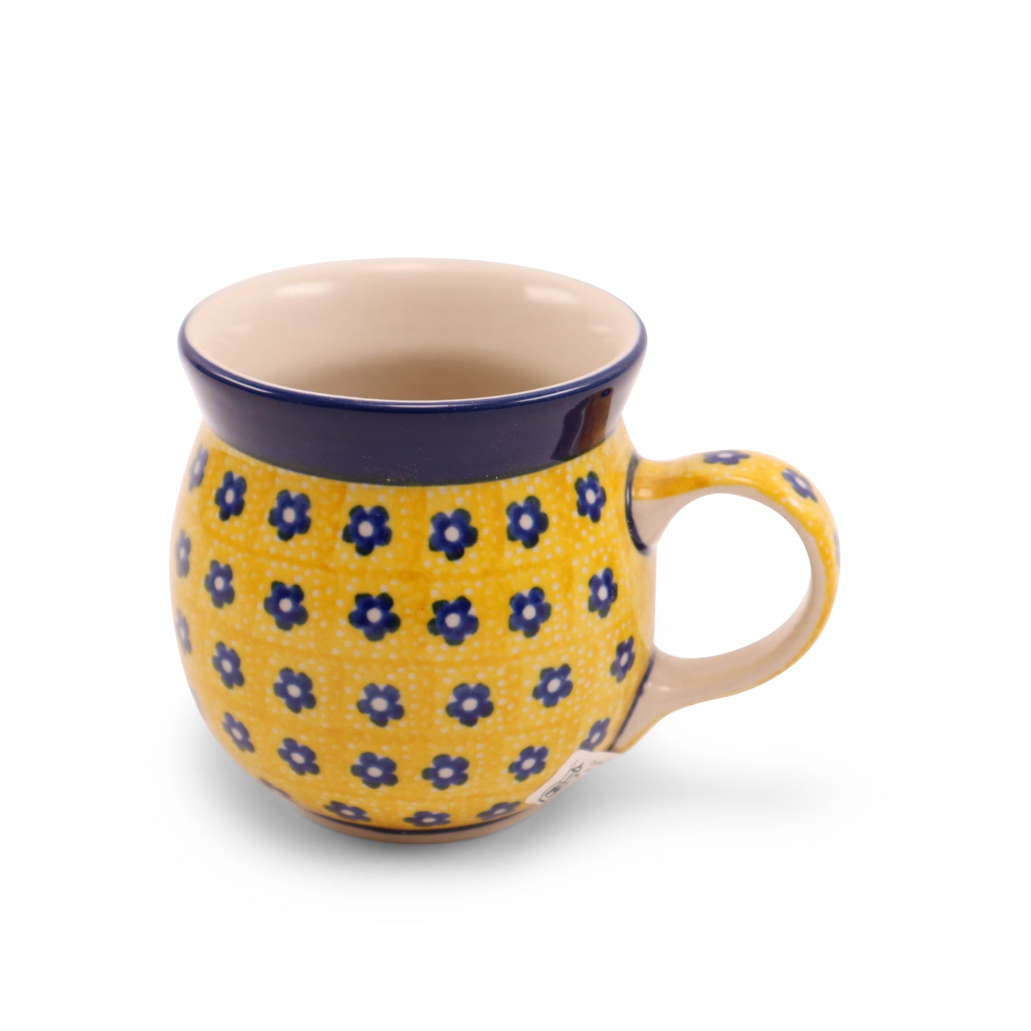 8oz Belly Mug. Pattern: Sunburn