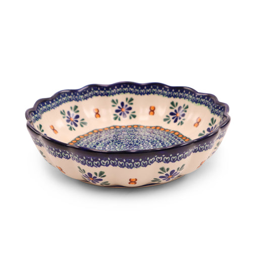 8"x2" Scallop Bowl. Pattern: 071