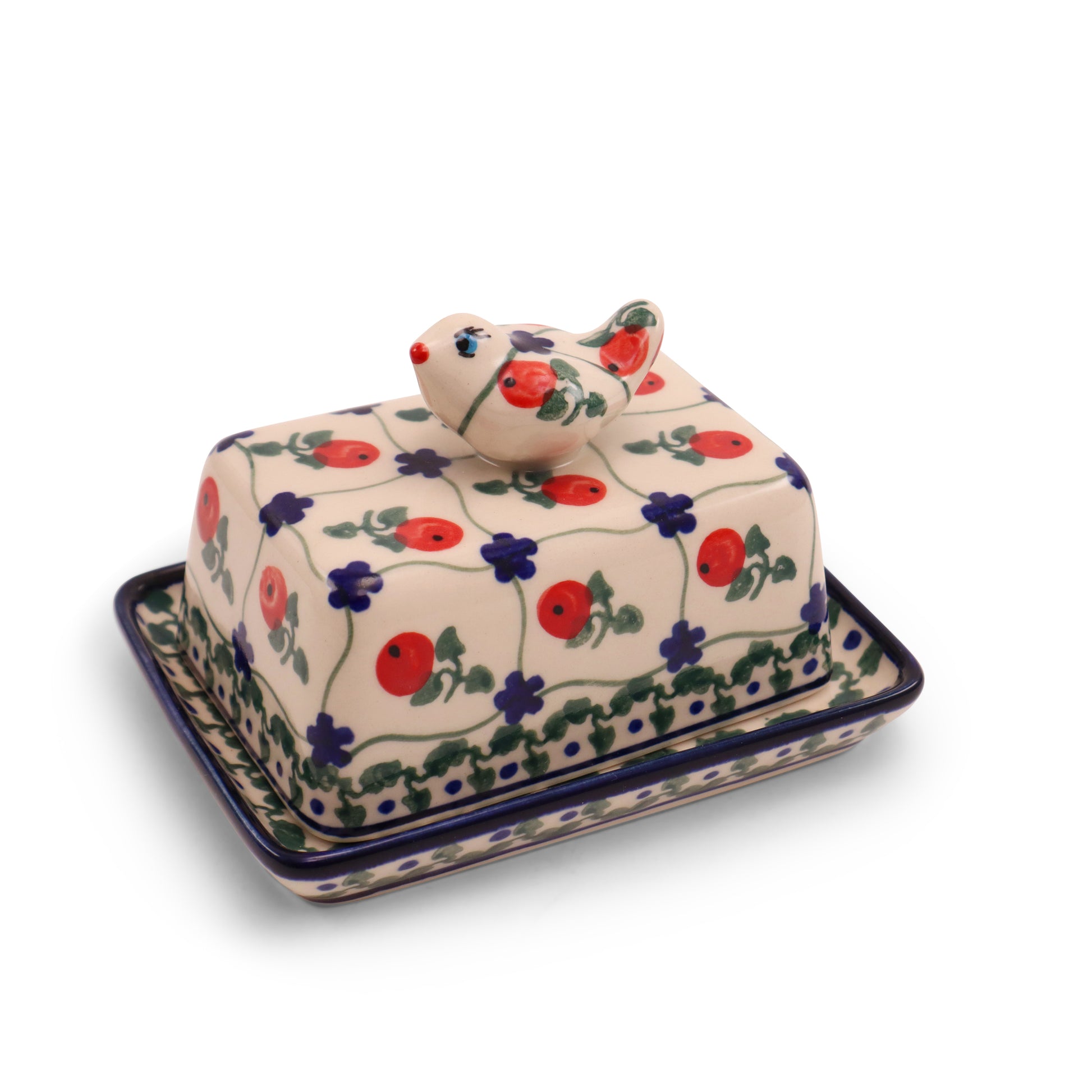 4.5"x3.5" Butter Dish 2Q. Pattern: 063R
