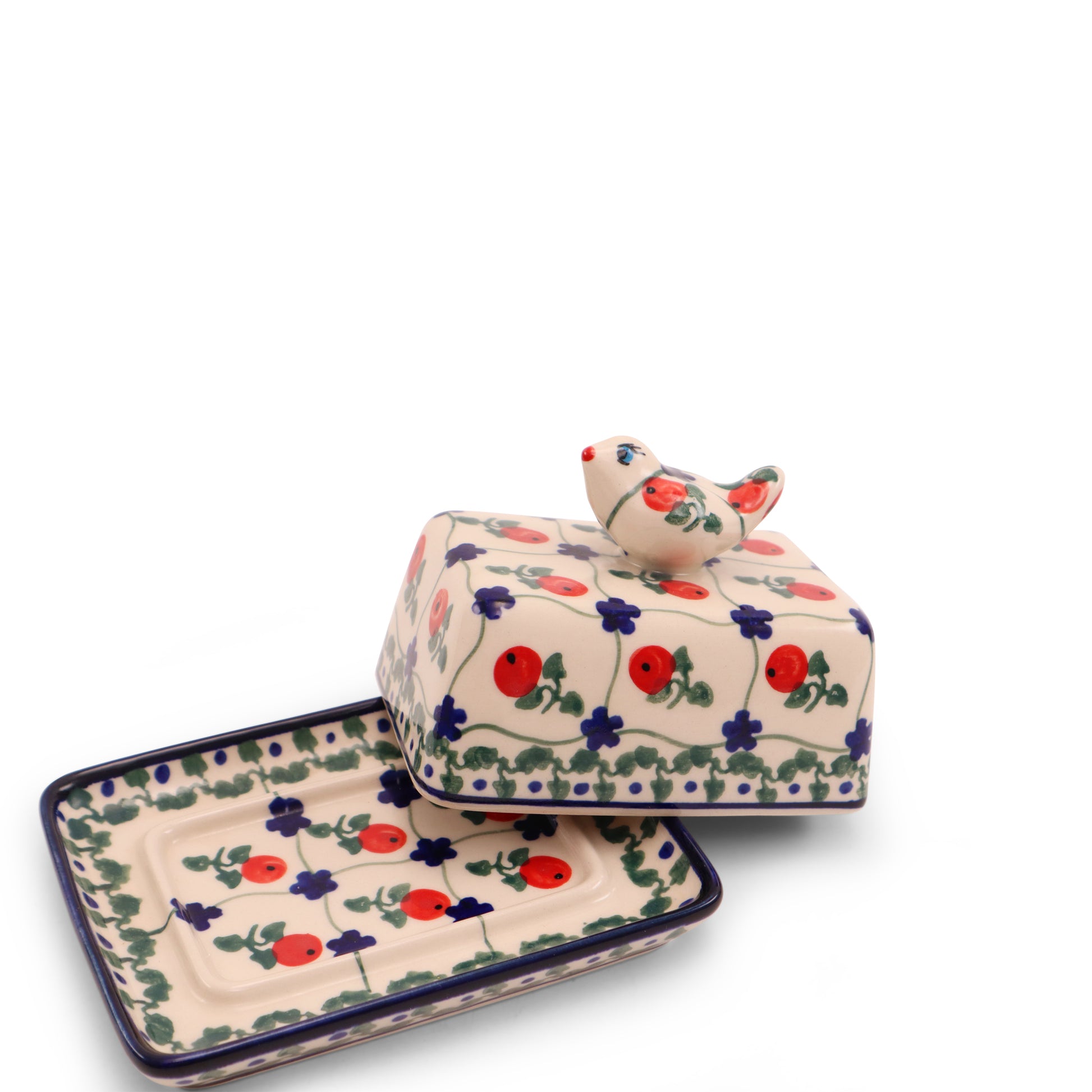4.5"x3.5" Butter Dish 2Q. Pattern: 063R