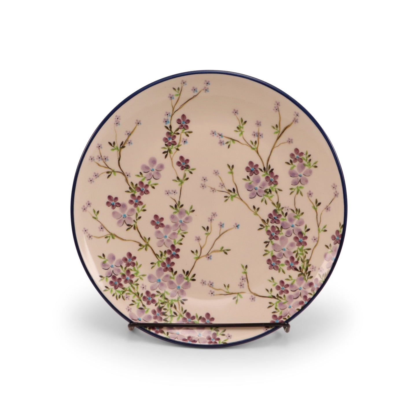 9.5" Dinner Plate. Pattern: Blooming Violet