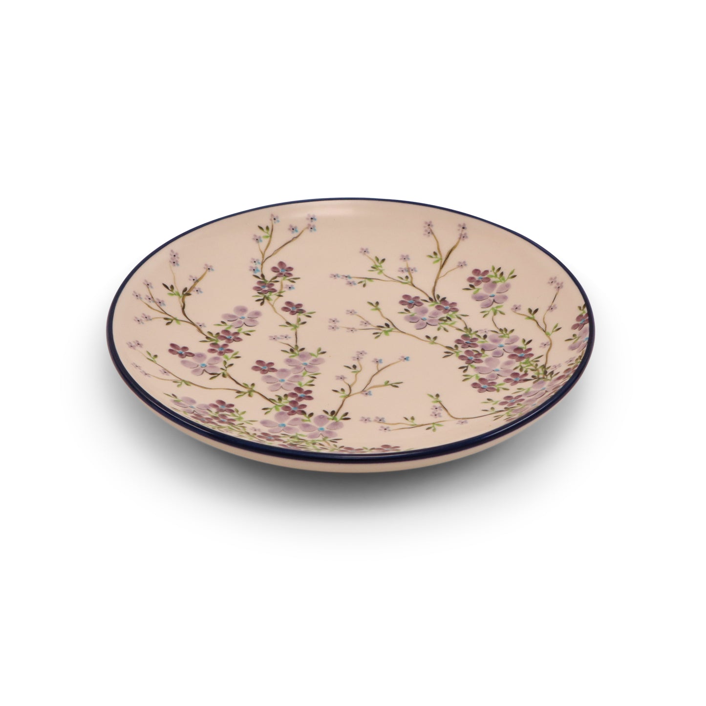 9.5" Dinner Plate. Pattern: Blooming Violet
