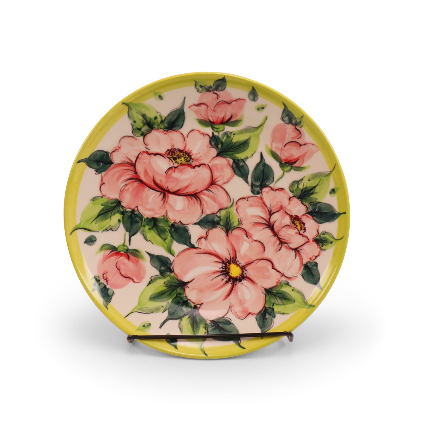 9.5" Dinner Plate. Pattern: Peony