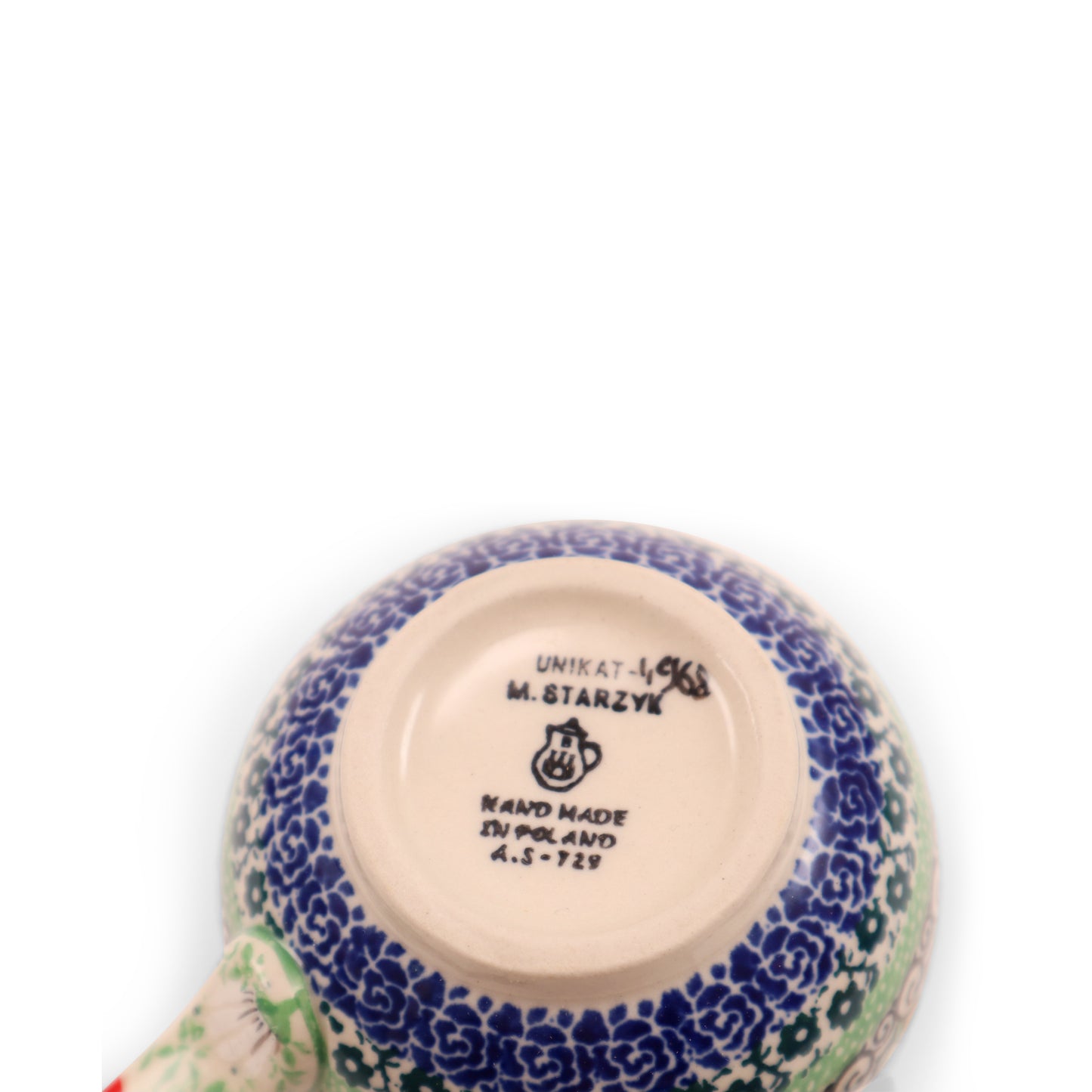 12oz Belly Mug. Pattern: Summer Vibe