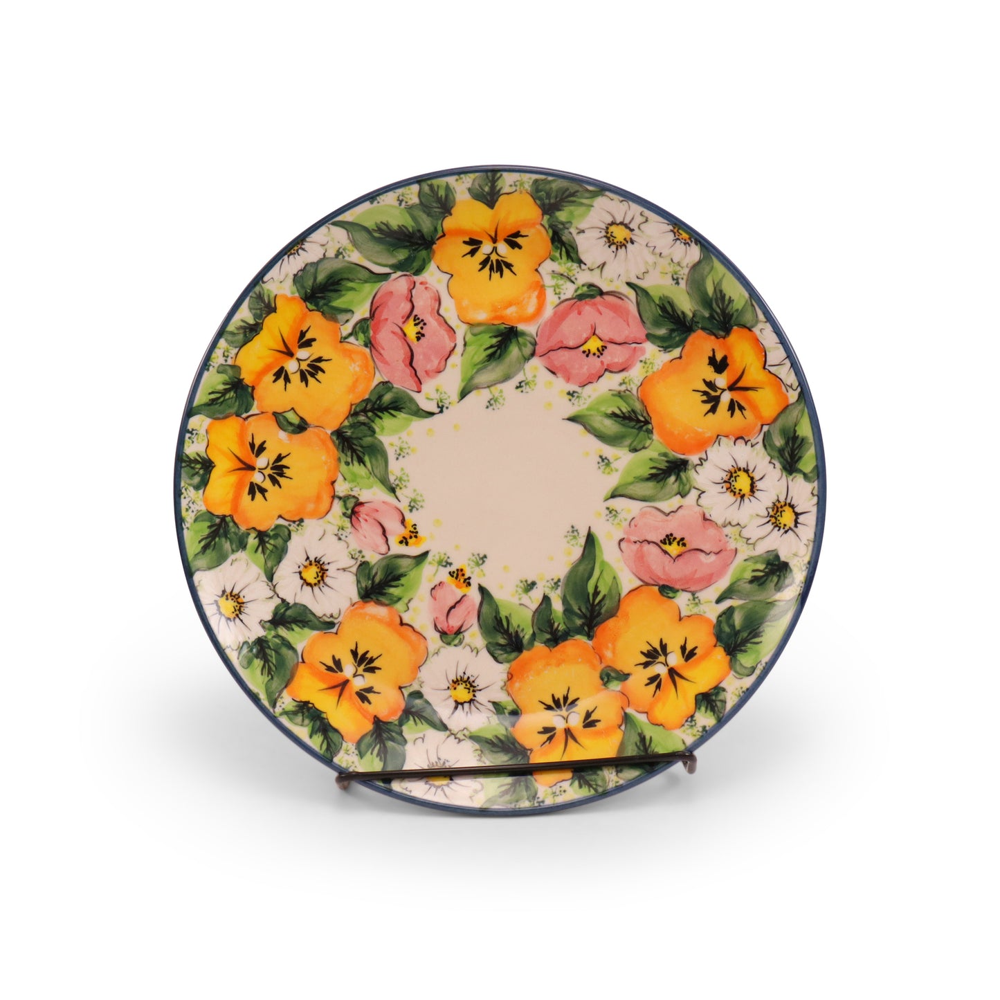 9.5" Dinner Plate. Pattern: Spring Serenade