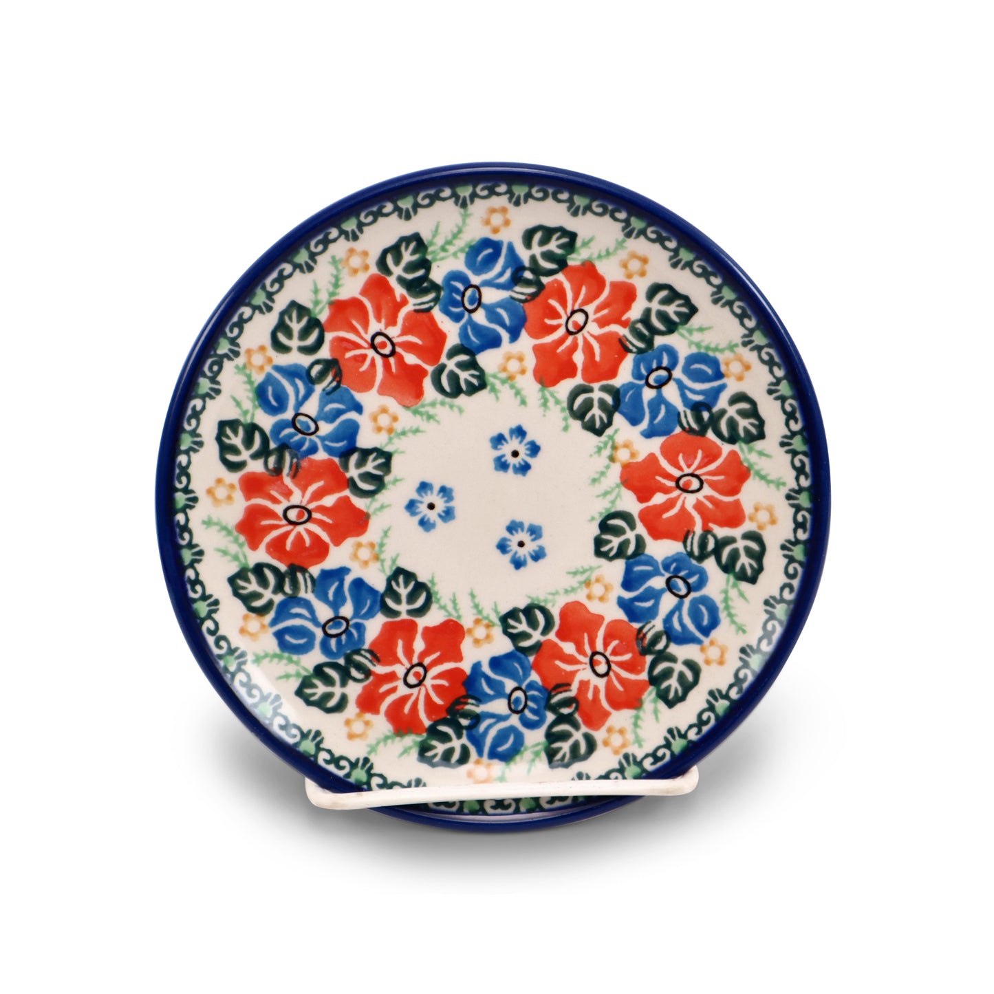 12.5"x2.5" Round Shallow Bowl .Pattern: Garden Symphony