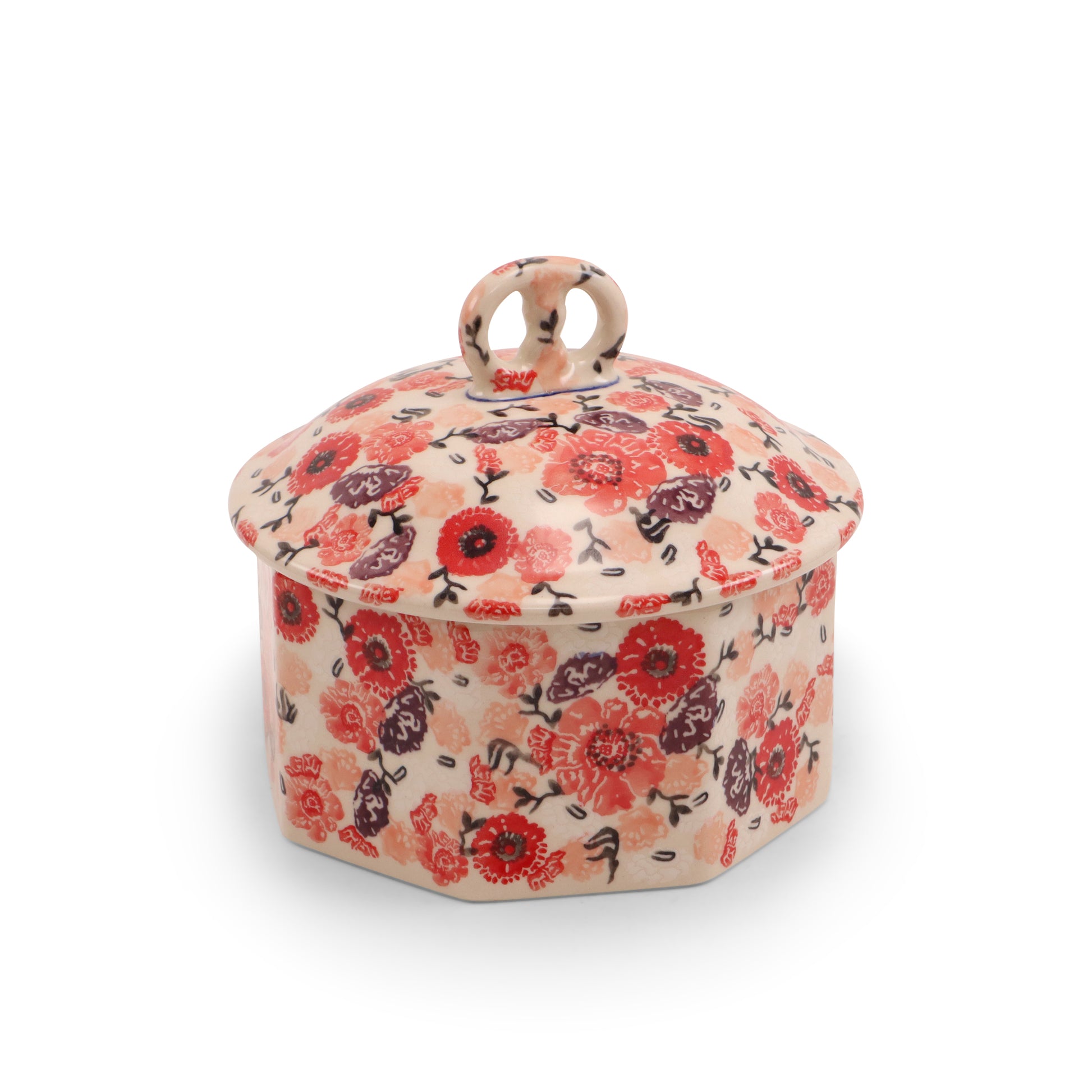 6"x4" Pretzel Box Pattern: Cherry Delight