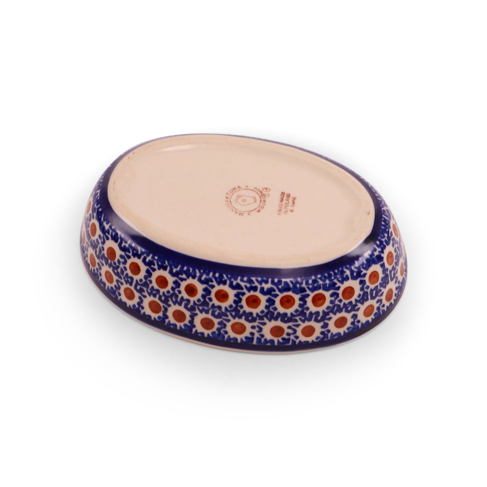 7x4x1.5 Covered Duck baker .Pattern Vintage