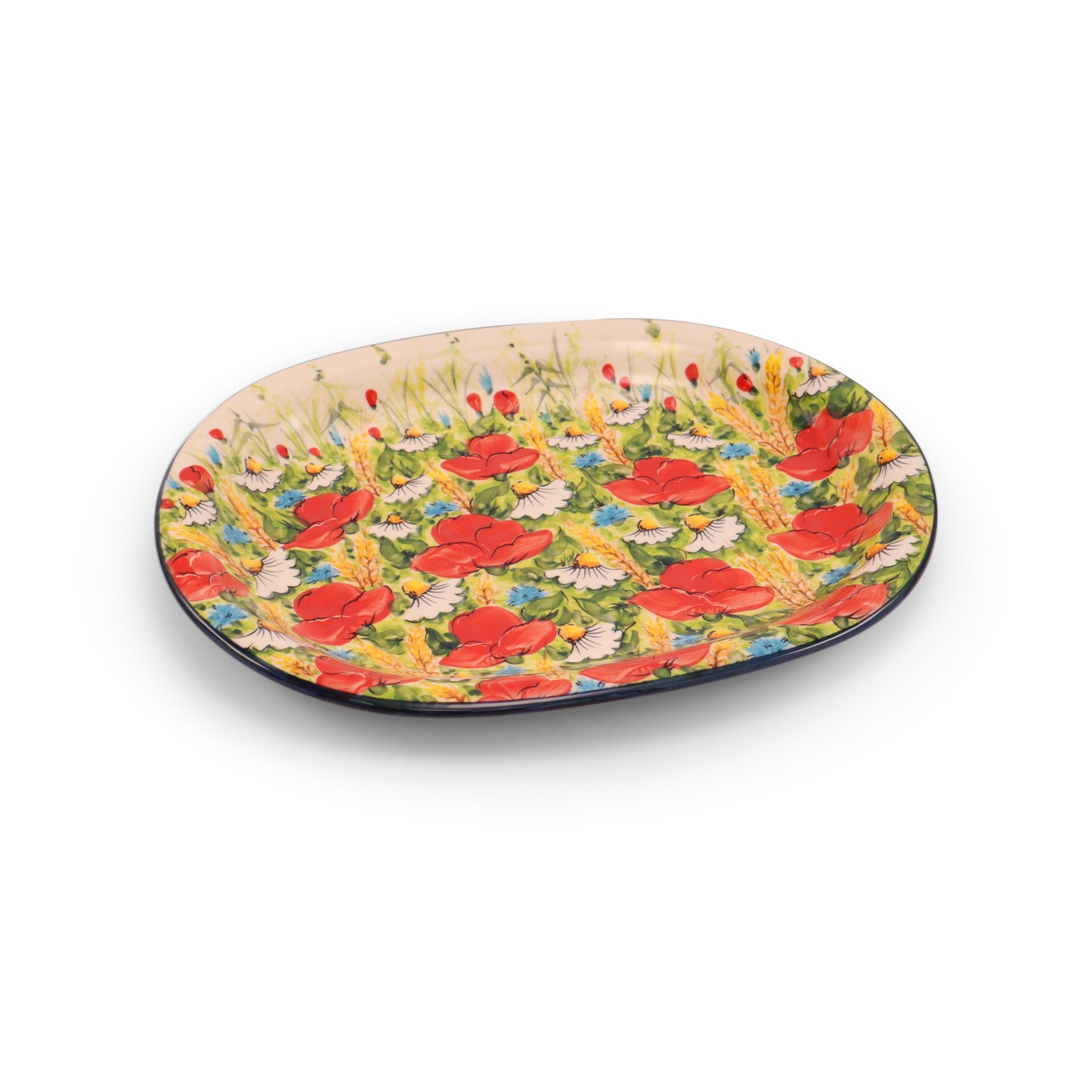 14"x11" Oval Platter. Pattern: Lato