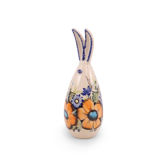 9" Bunny Figurine. Pattern: White Spring
