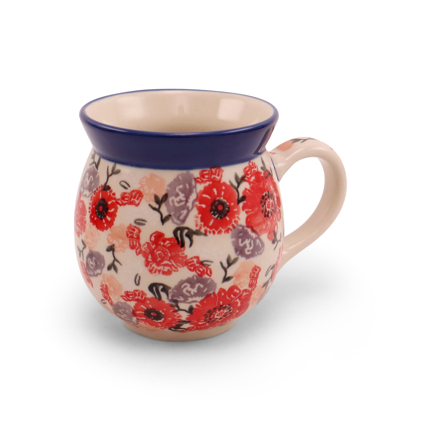 16oz Belly Mug Pattern: Cherry Delight