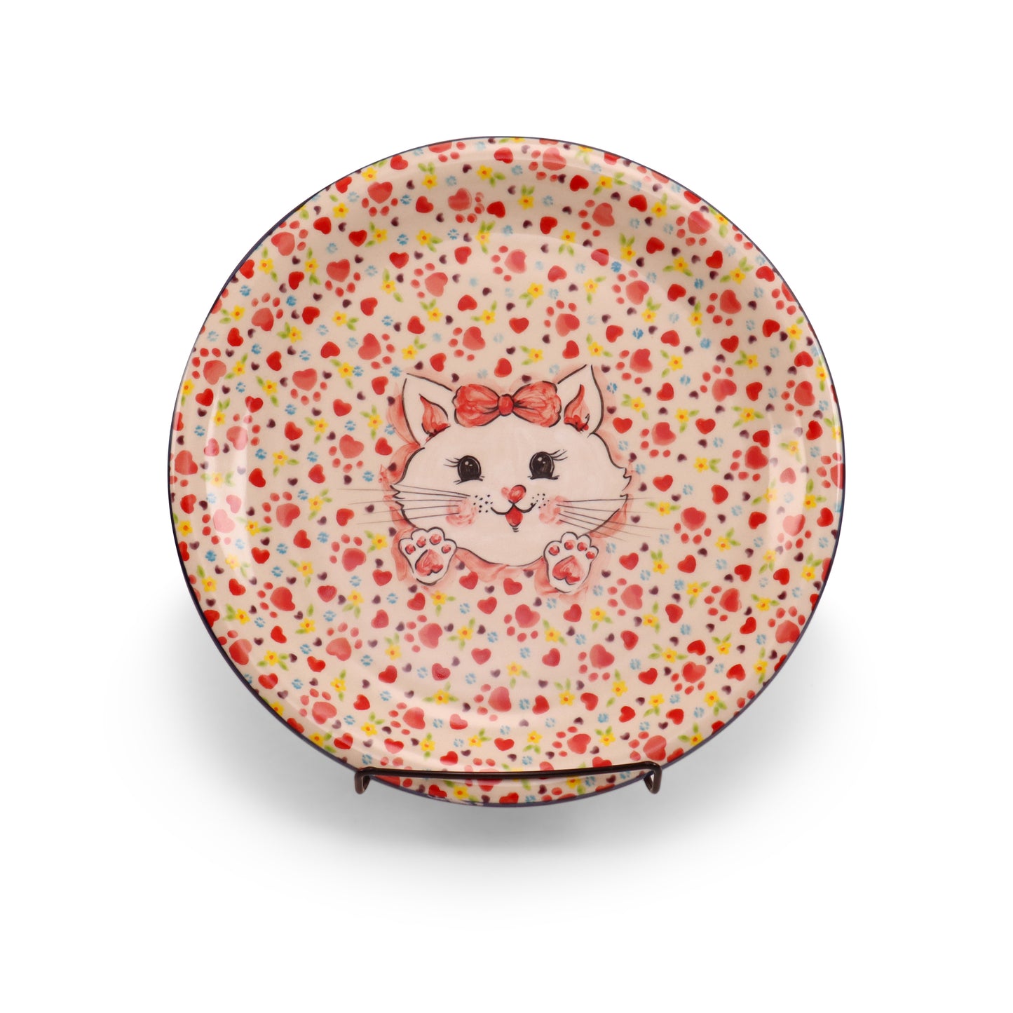 12.5" Platter LE. Pattern: Hi Kitty