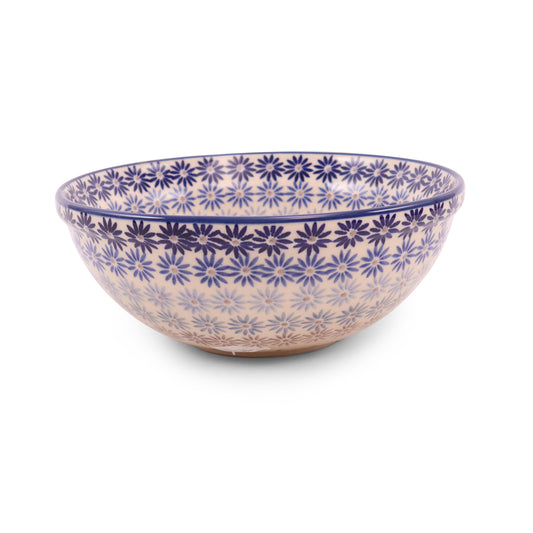 7.5" X 3" Round Bowl.  Pattern:  Fade to Greige