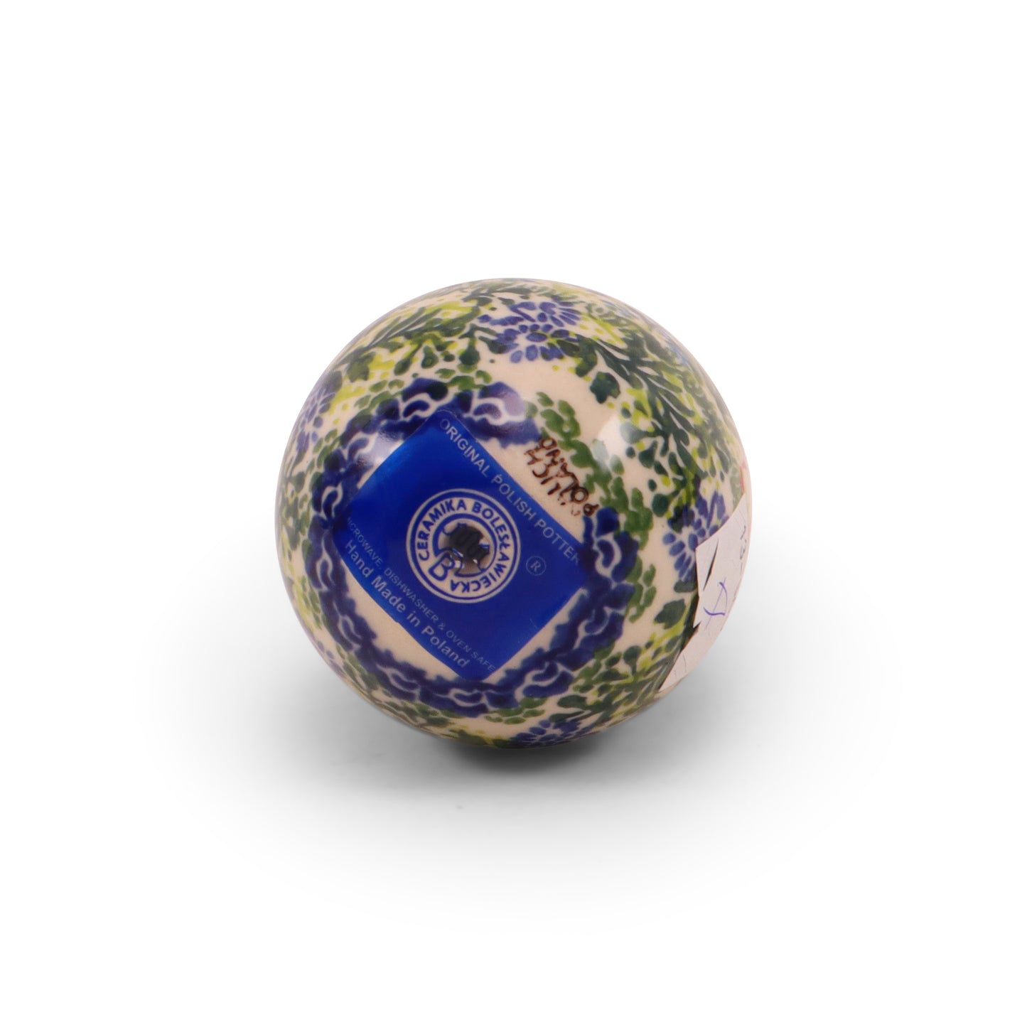 3.5"x2.5" Egg Figurine. Pattern: Polish Chicken