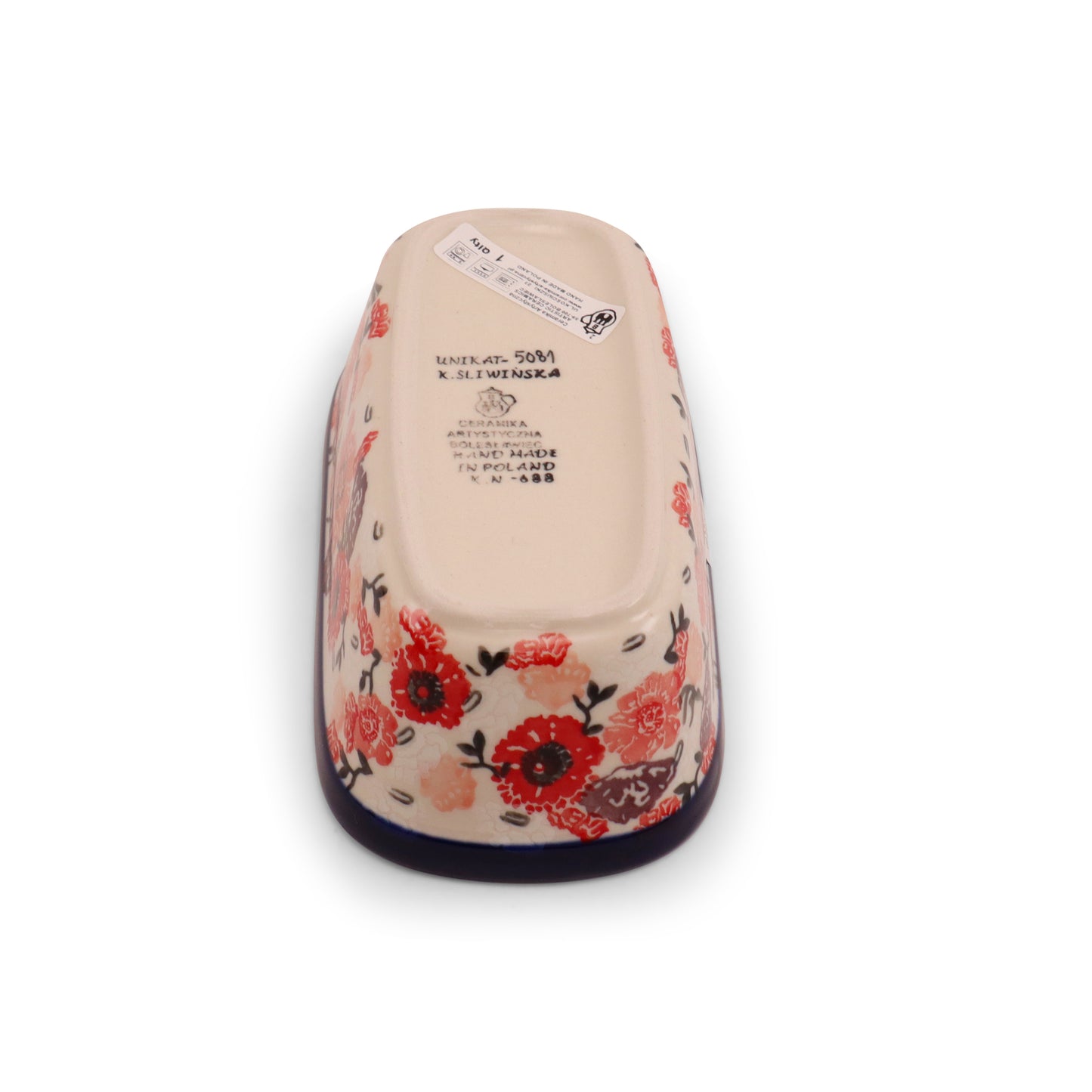 7"x3.5"x2.5" Loaf Baker Pattern: Cherry Delight