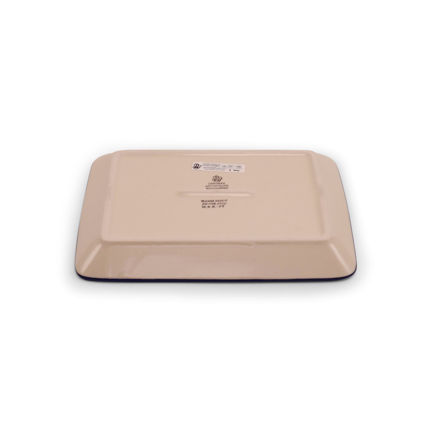 7"x9.5" Rectangular Tray Pattern: Sunday Morning